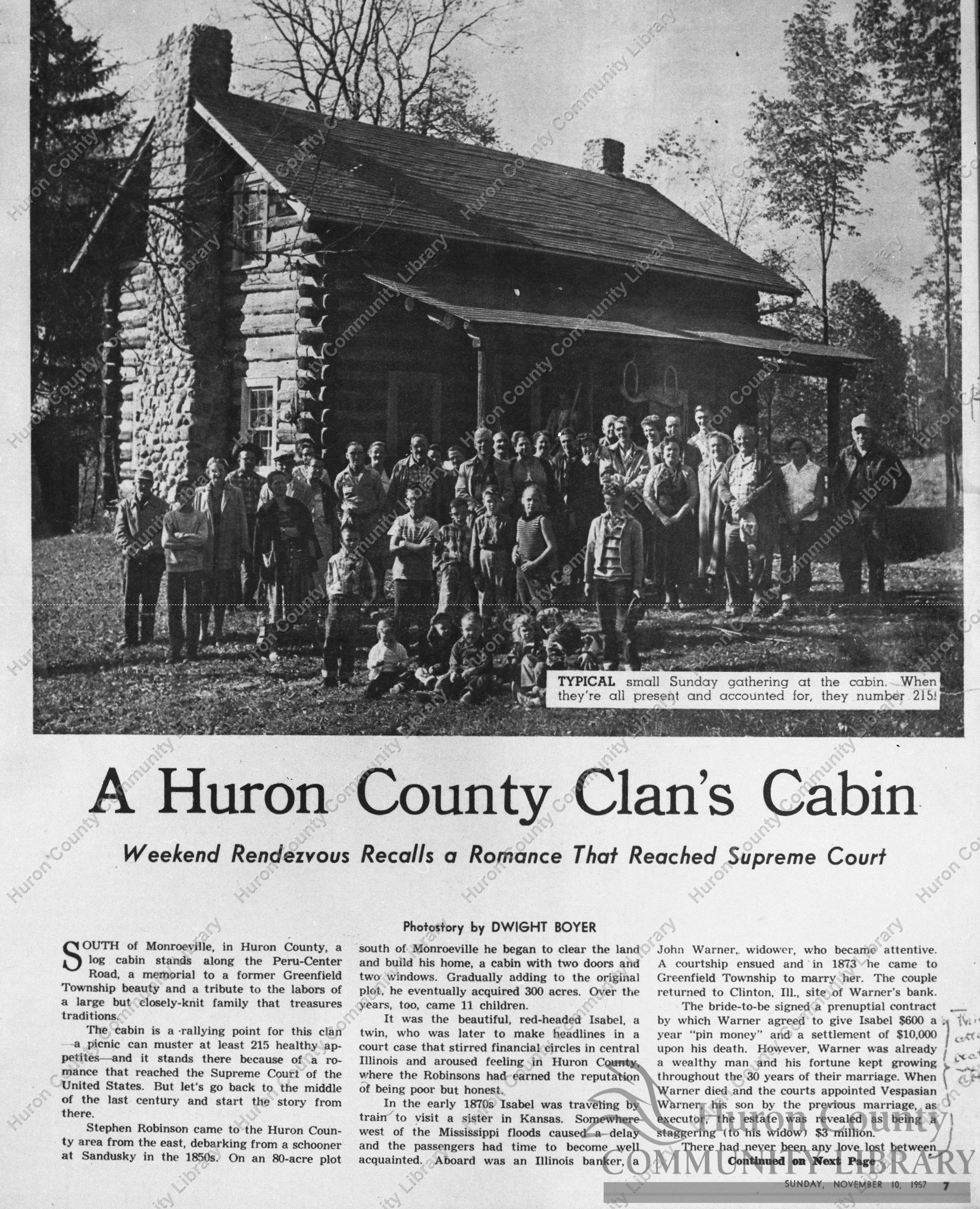 1st Cabin of Stephen Robinson