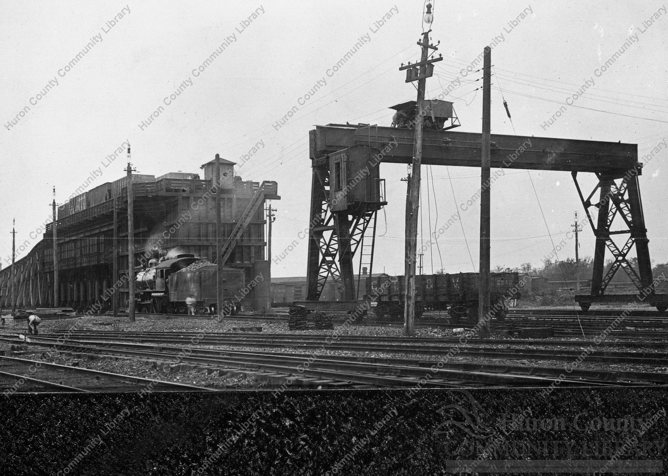 Coal Shutes and Ash Pits ca 1907