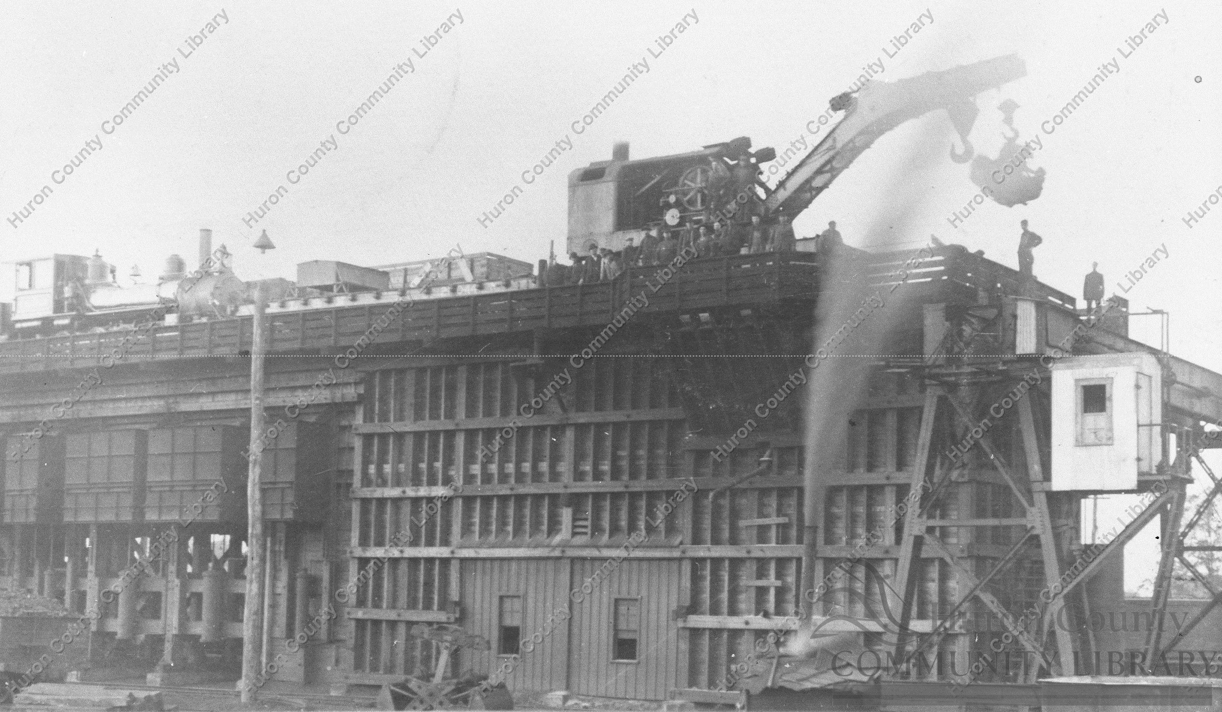 B & O Coal Shutes ca 1906