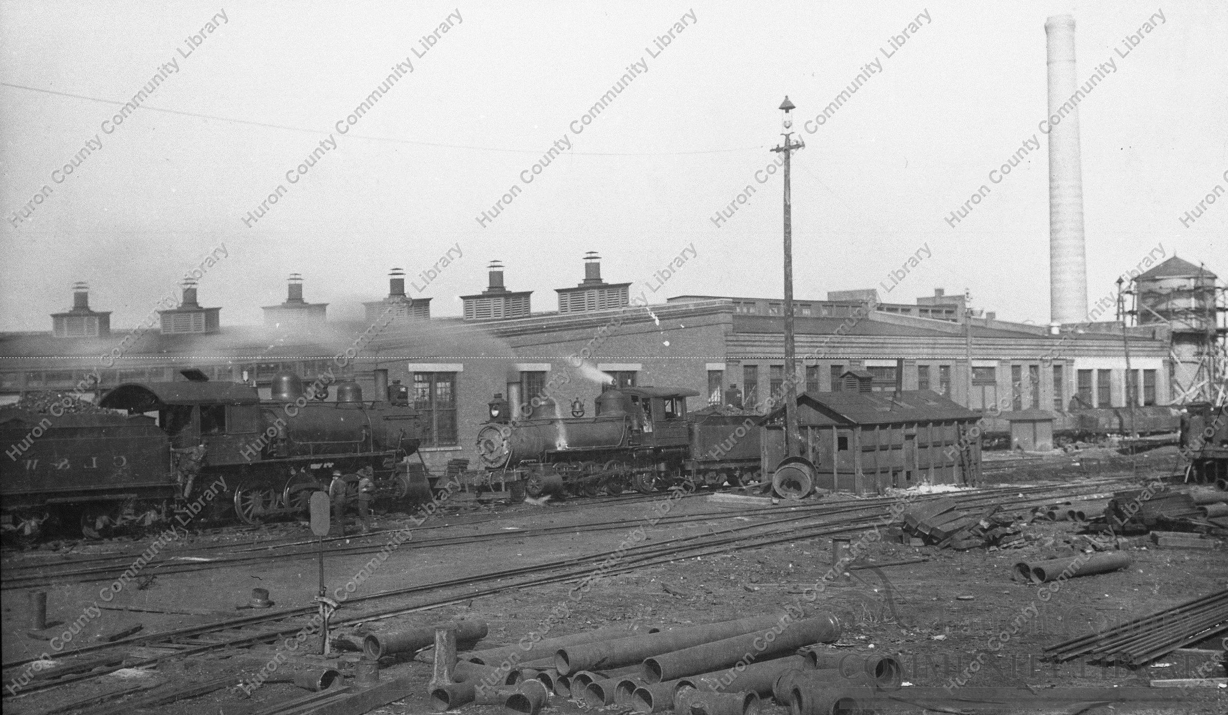 B & O Roundhouse 1907