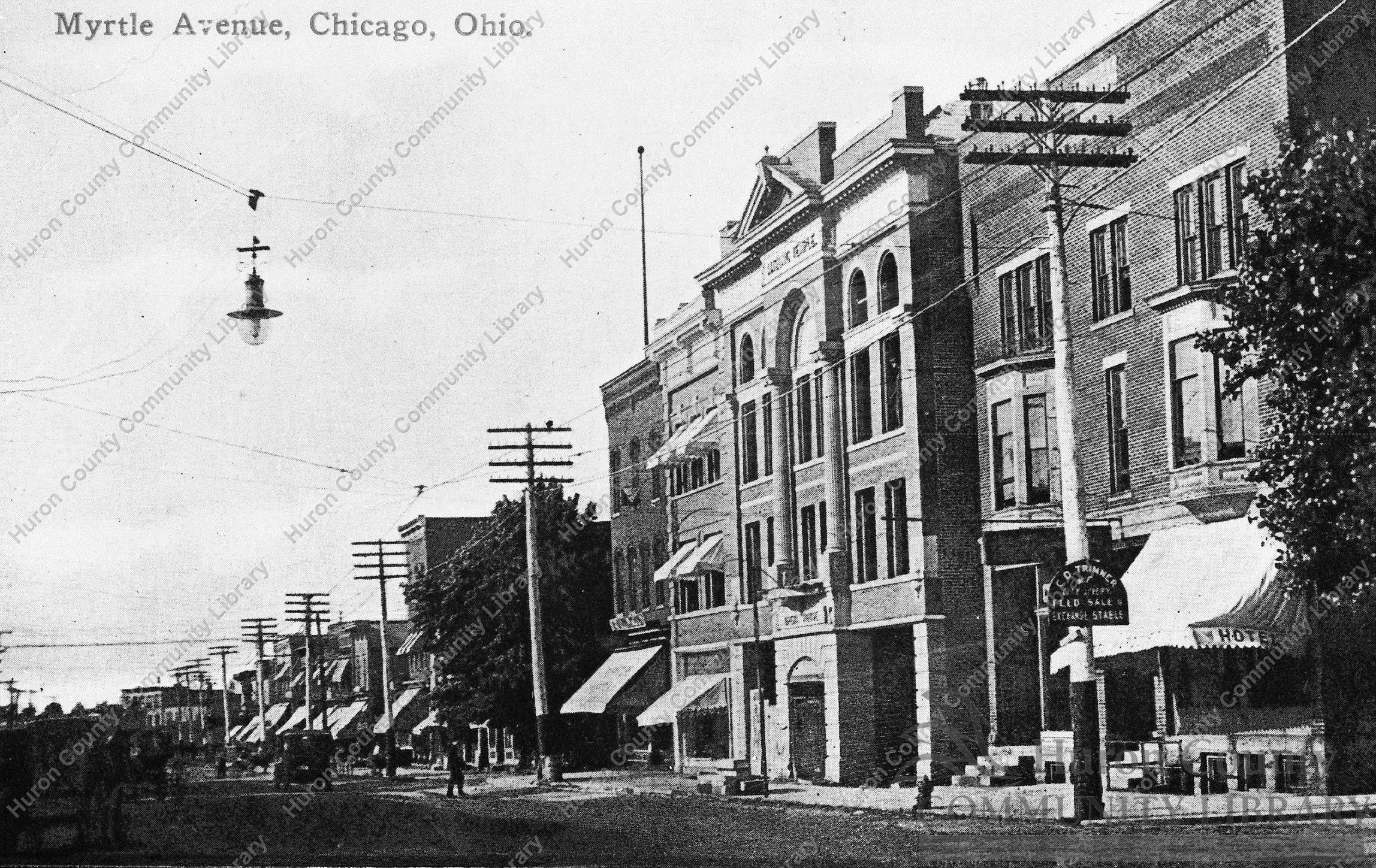 Building of Masonic Temple almost done - Spring of 1912
