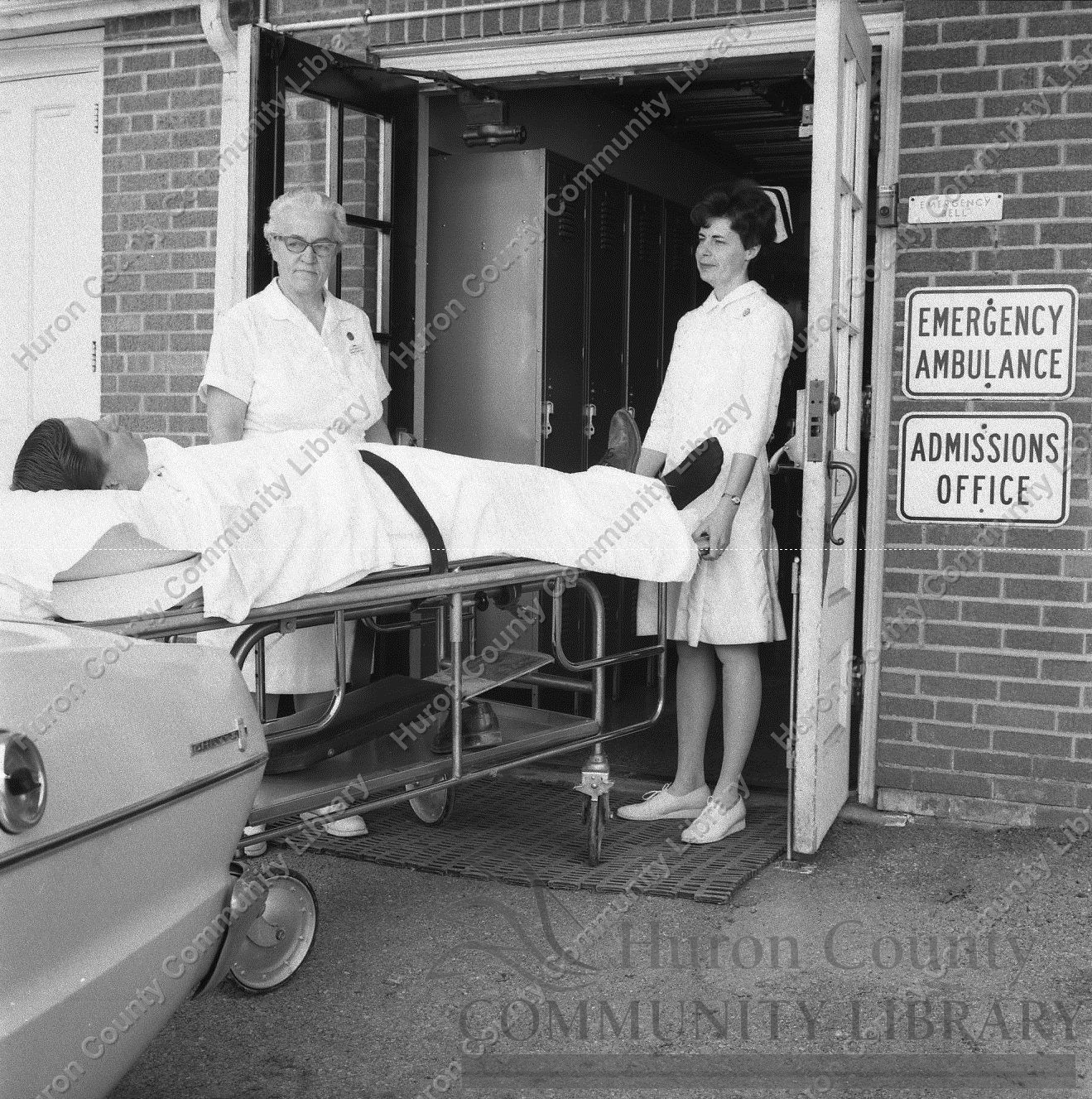 Willard Hospital crowded conditions 1968