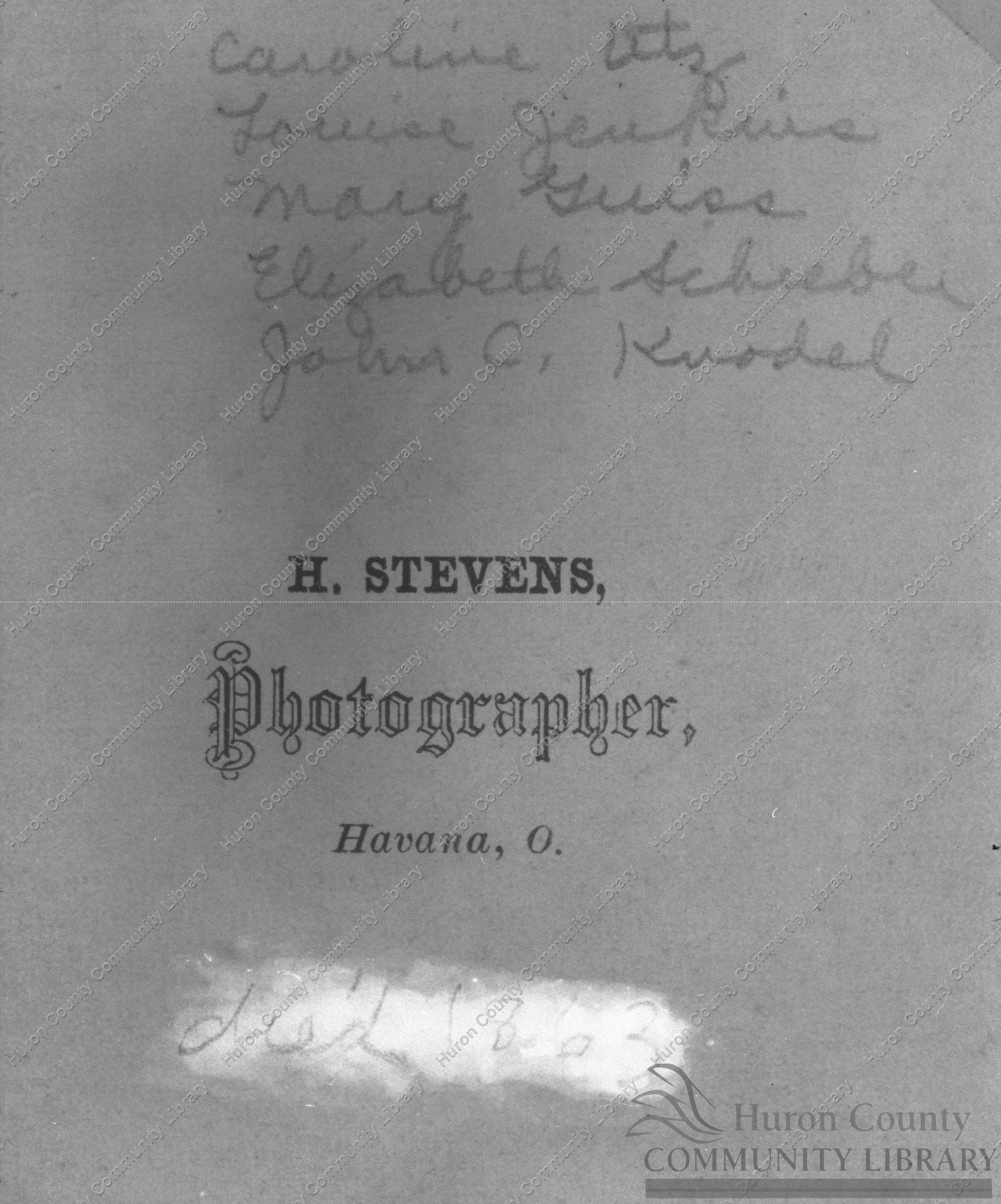 Backside of 1035. He was Daniel Knodel, Brotzingen, Baden 6/9/1815