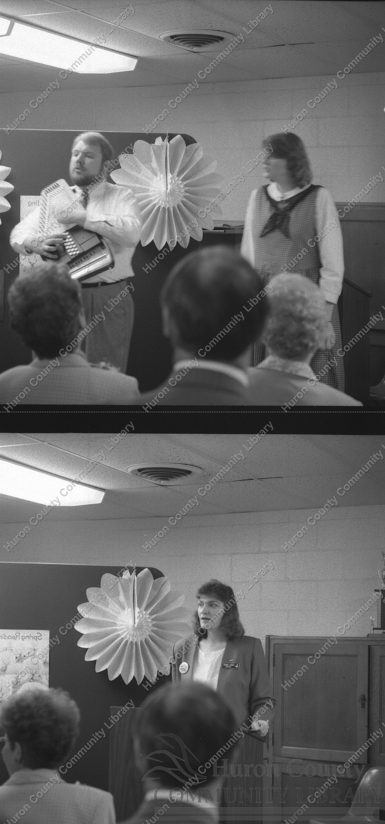 25TH Year Celebration of Willard Memorial Library in present building (Basement) 4/22/1990