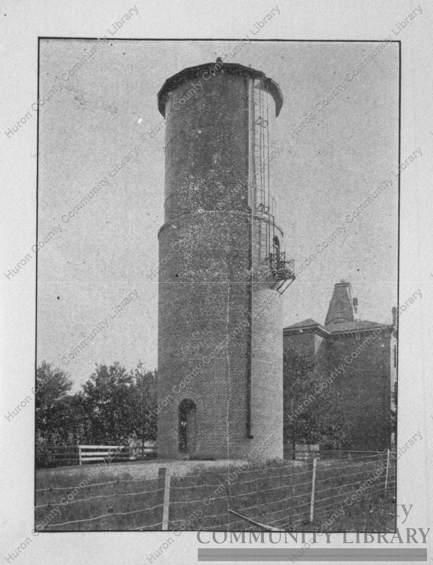 Attica Watertower still standing and in which 1897 by-laws were found