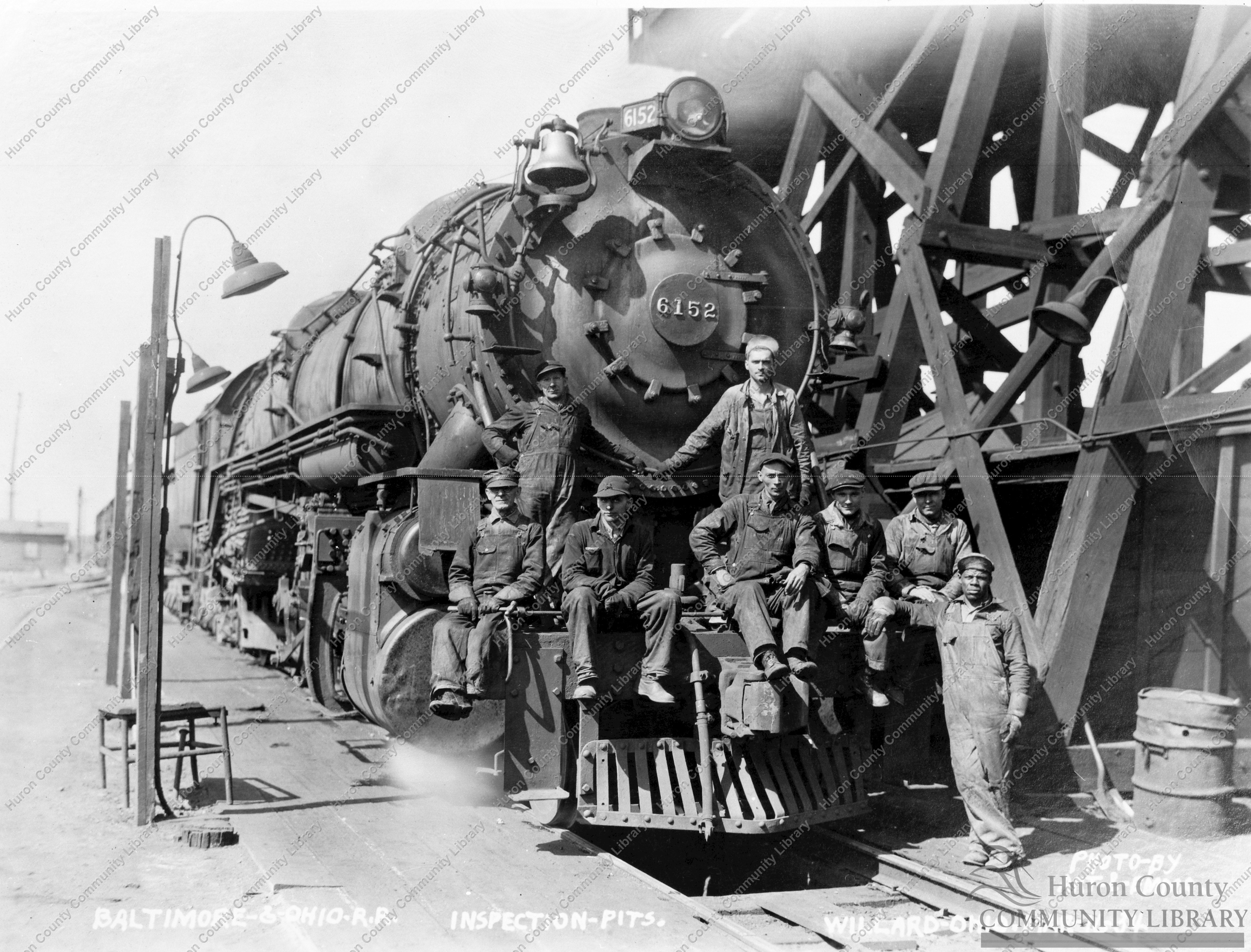 Engine inspection pits 3/16/1934