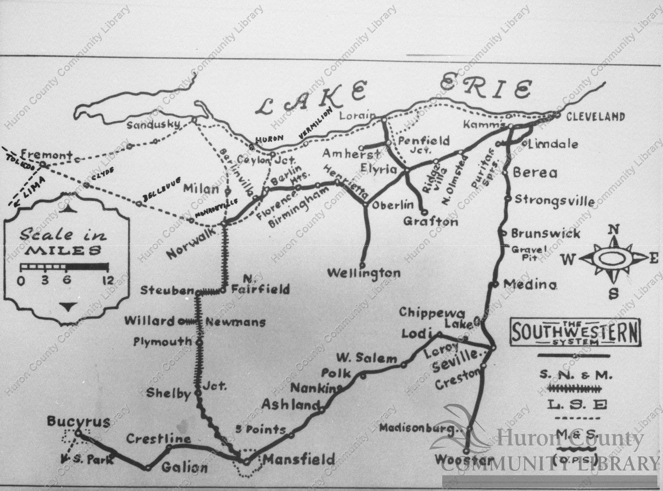 A Map of Interurban Electric Railway Systems