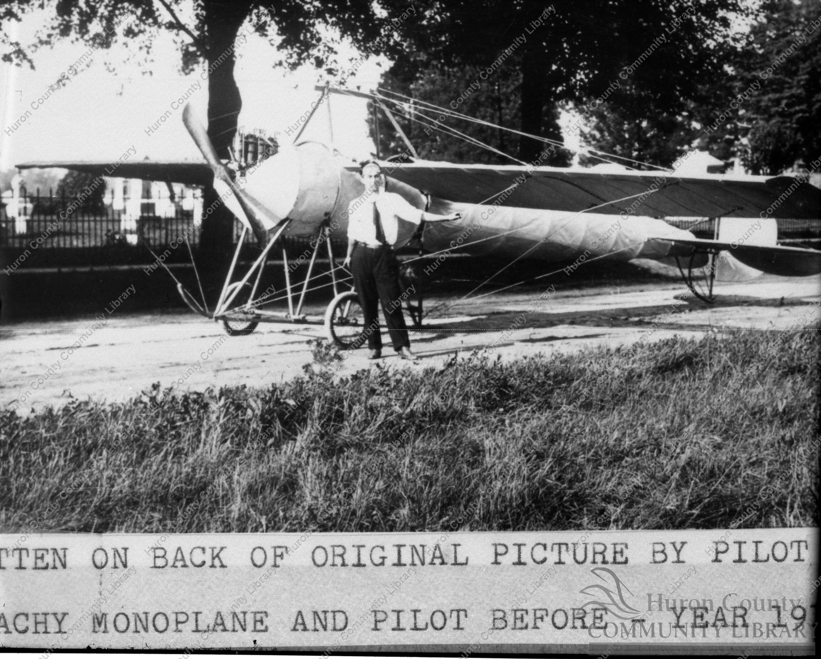 The "Beachy Monoplane", Wright Model B-15 Eng. Attica Aviation Co.