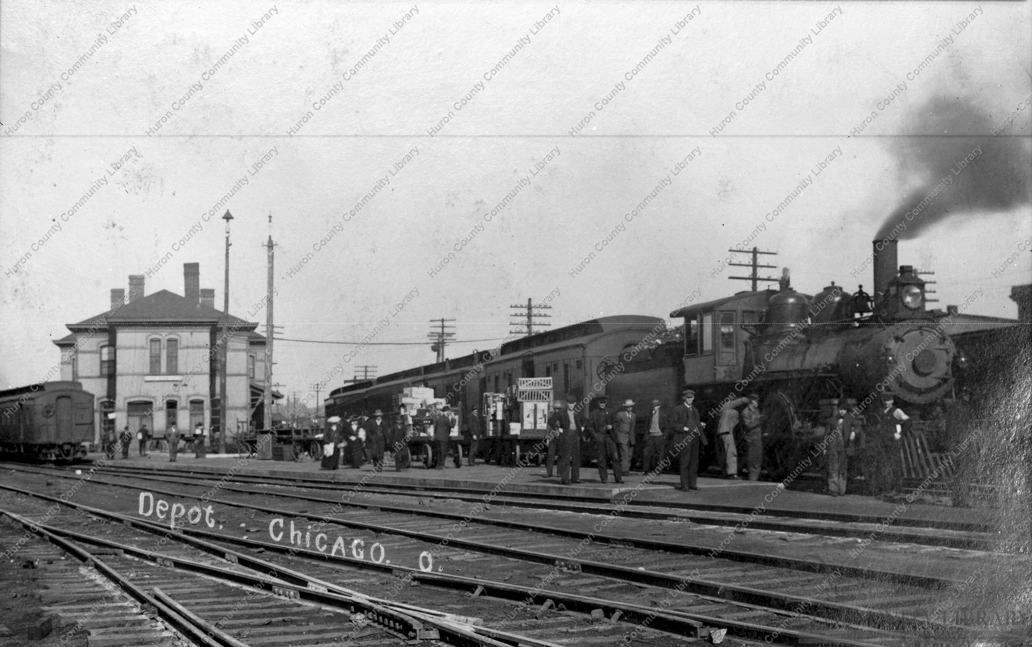 Sandusky-Newark Div. Passenger Train ca 1888