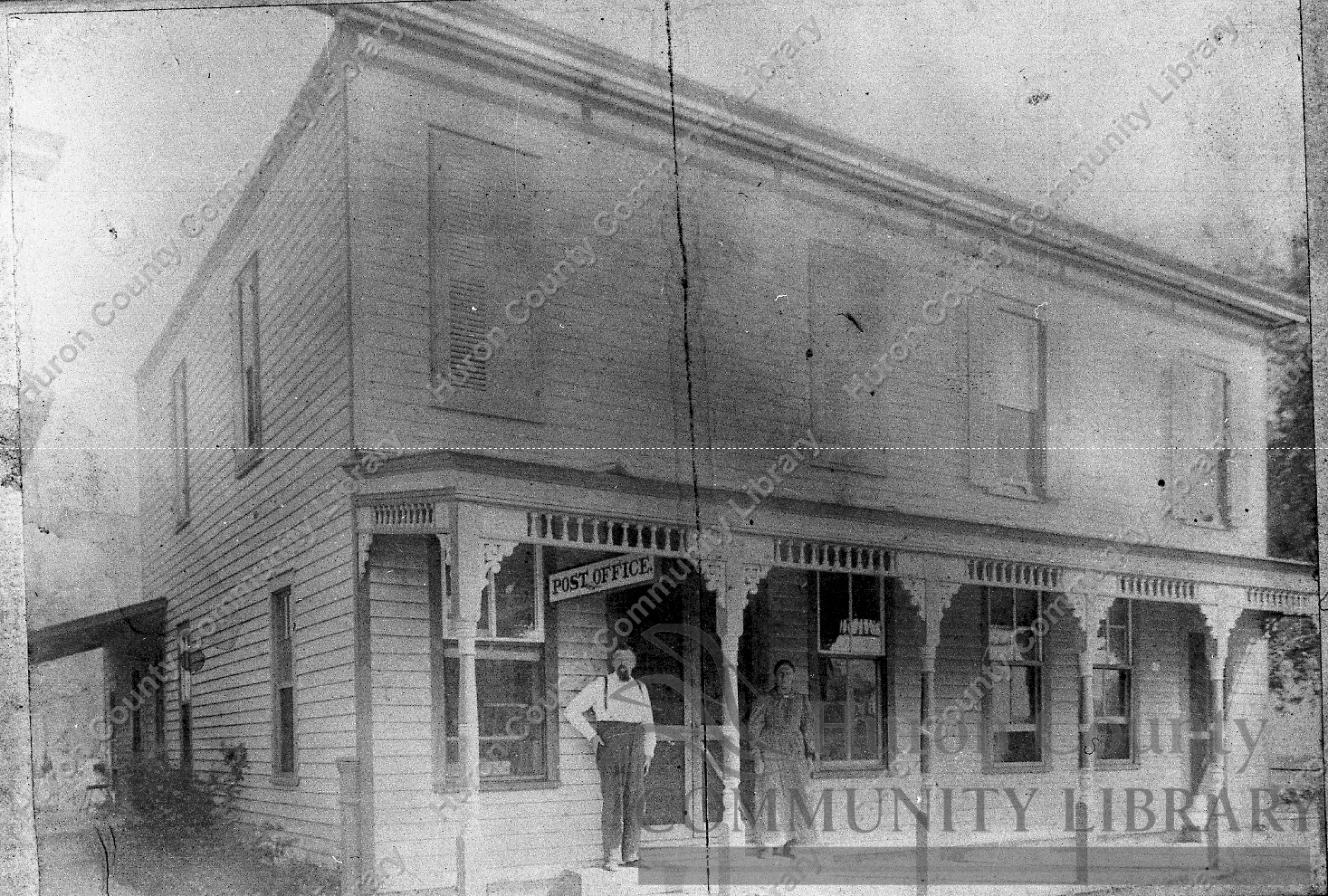 Plymouth Post Office ca 1880