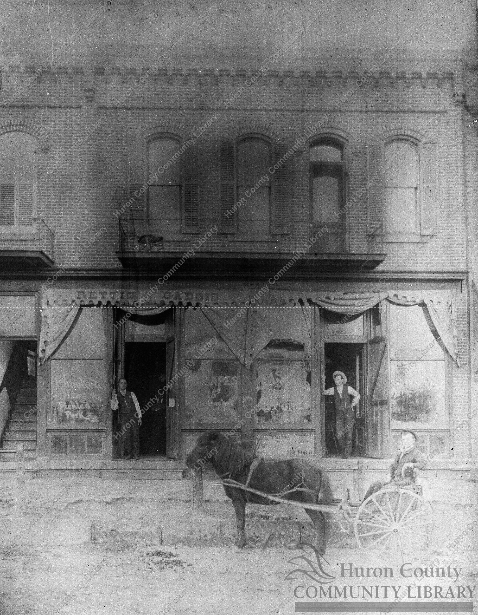 Otis Sykes' Drug & Grocery Store ca 1890