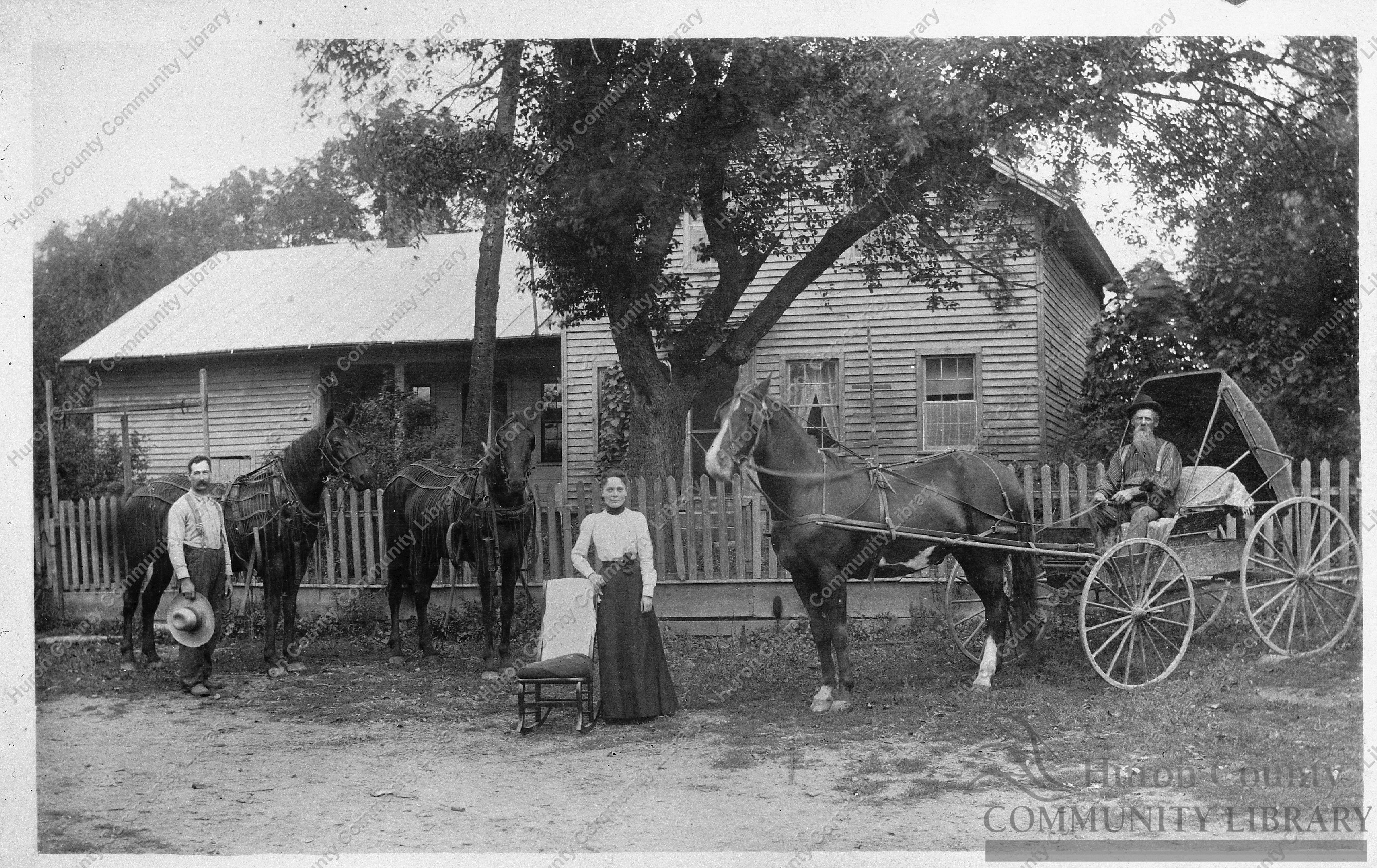The Skinner Home in New Haven ca 1891