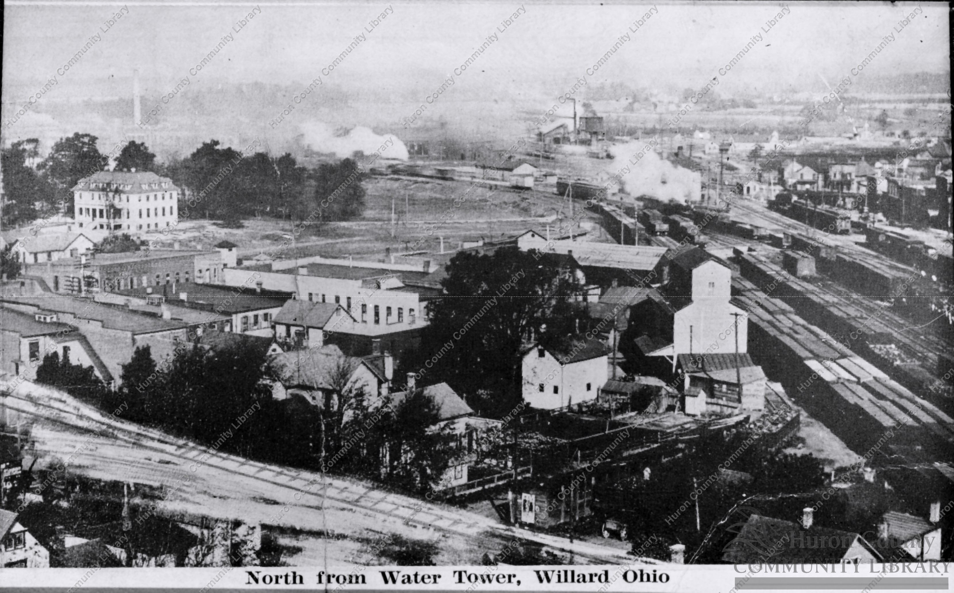 View North from Water Tower in Willard 