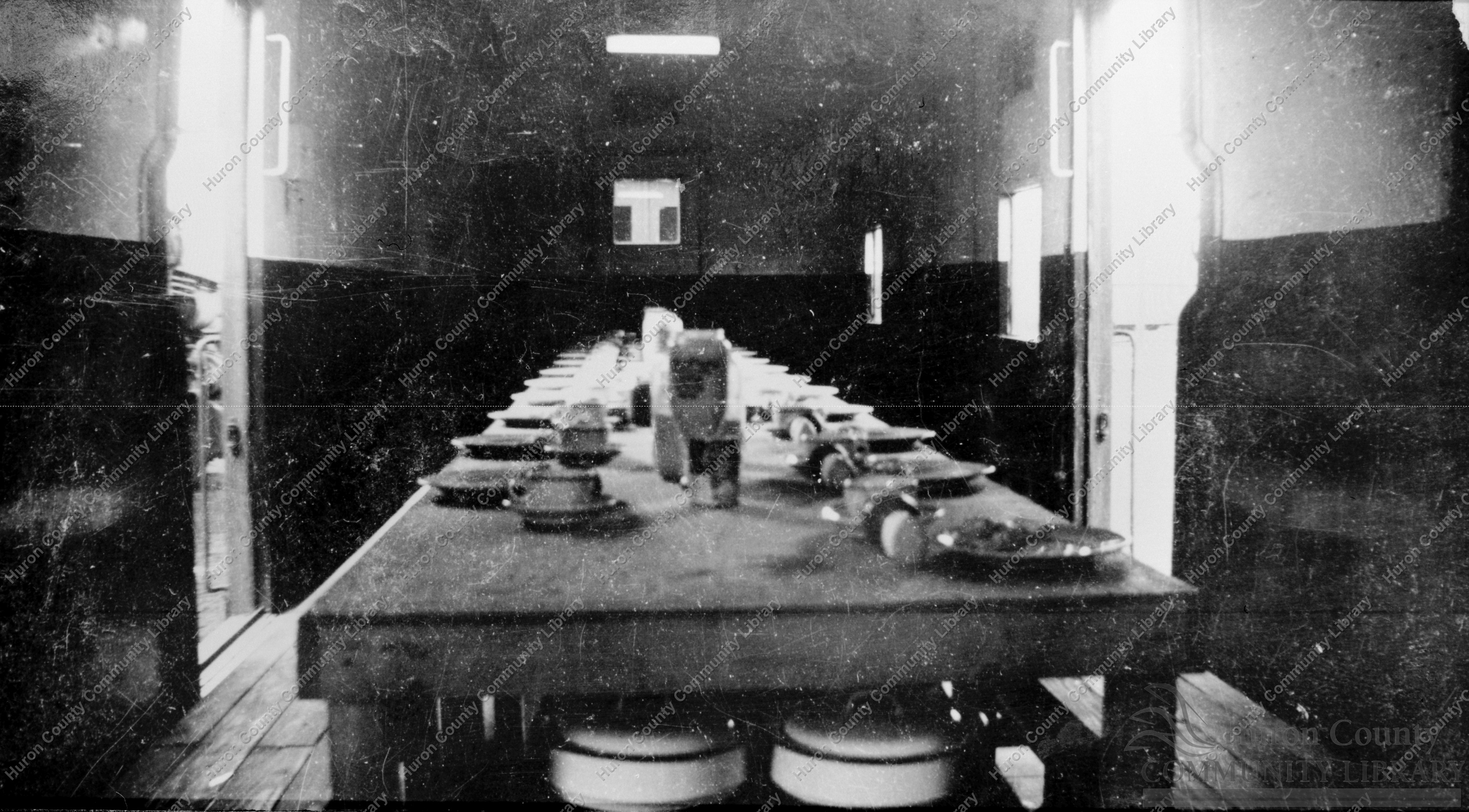 Old Wood Railroad Dining Car
