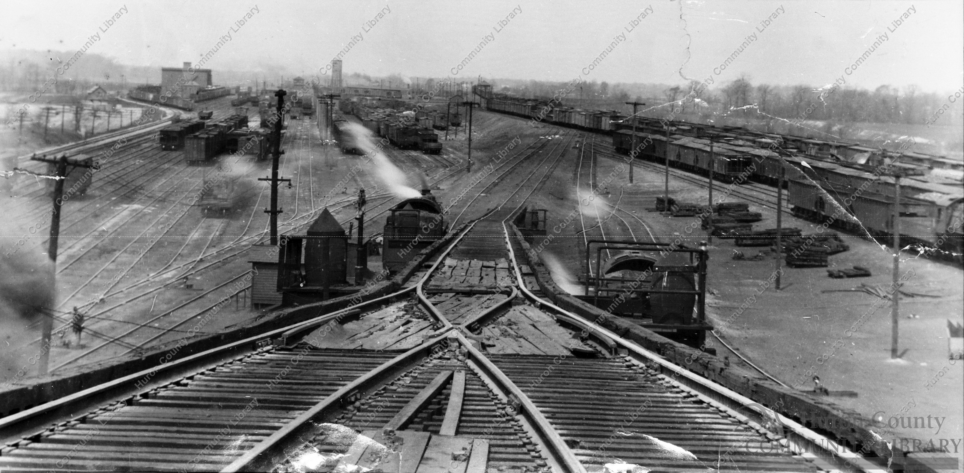 B & O Yards ca 1914 (notice old ice house)