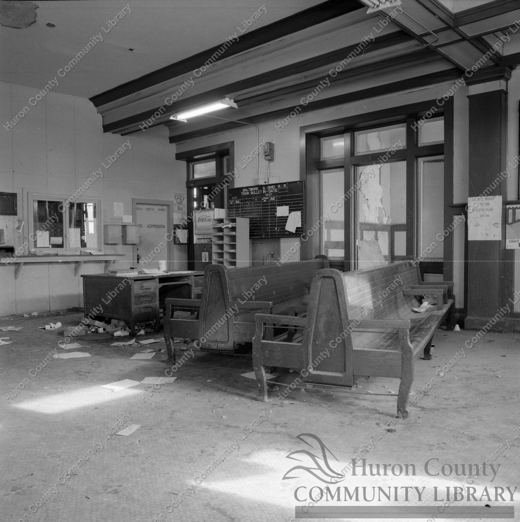 B & O Station Ticket Window