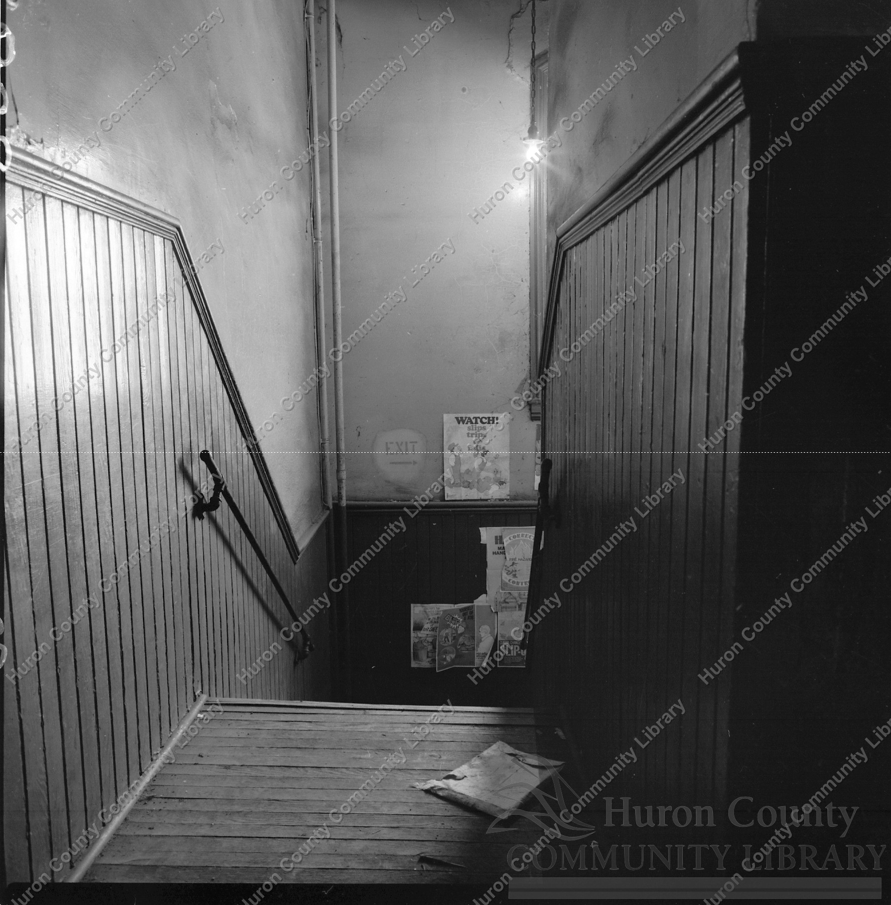 B & O Station Stairway to Hotel (later offices)