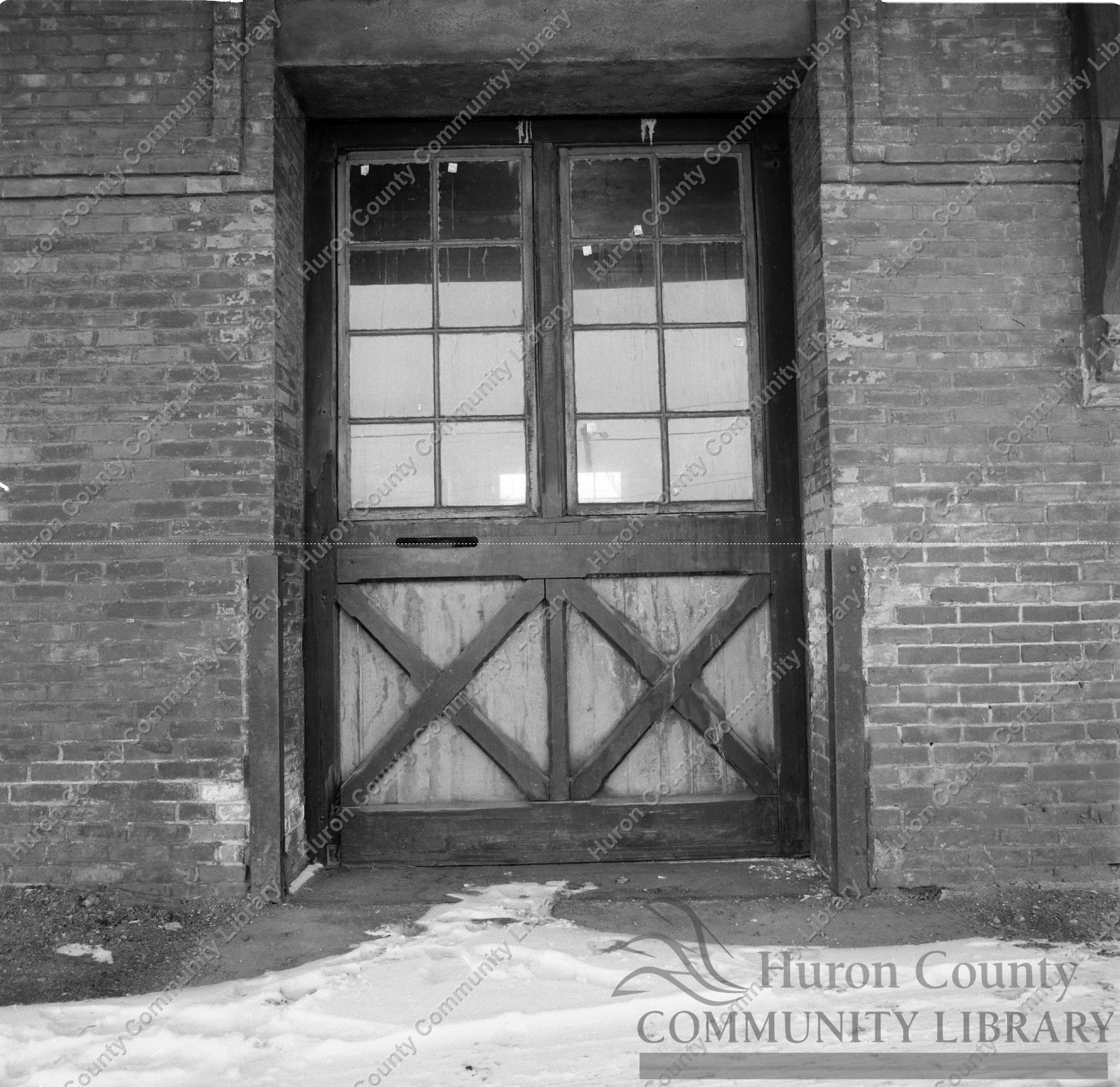 B & O Station outside door