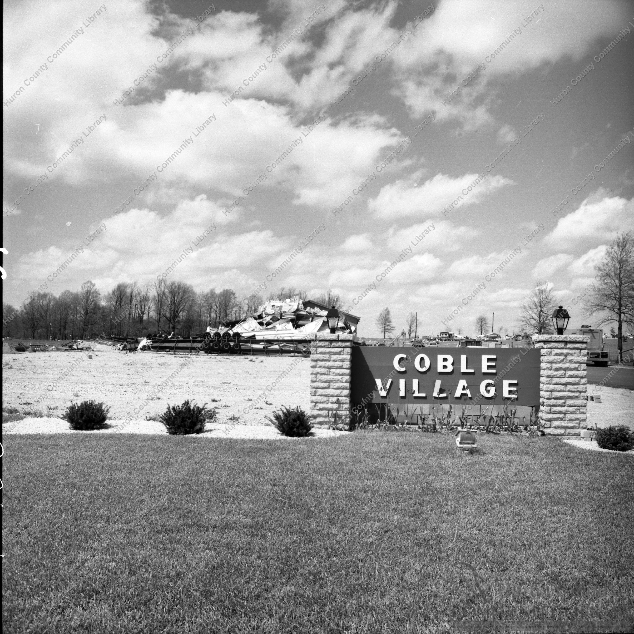 Tornado damage 1973