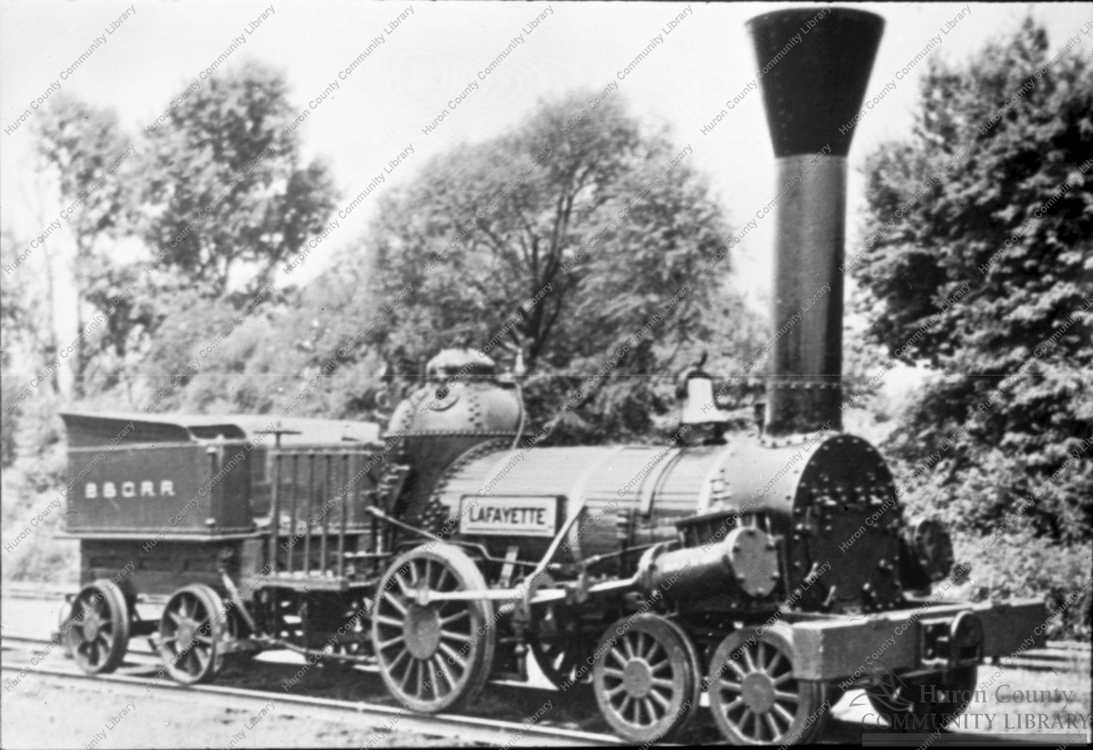 Old B & O Locomotive - built in 1837