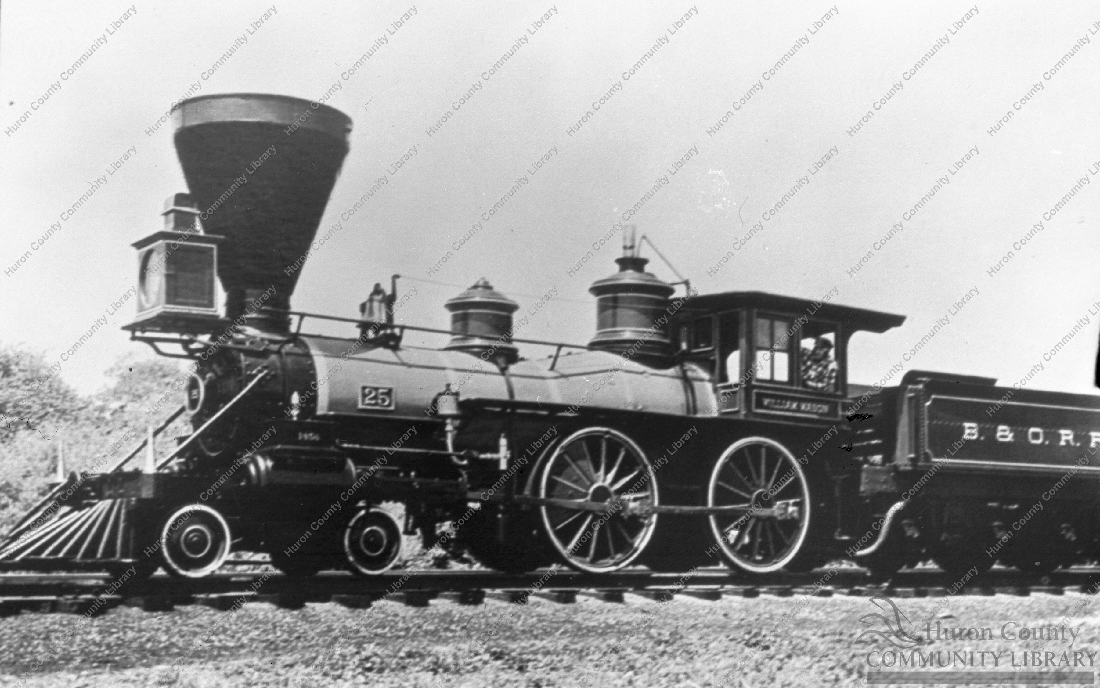 Old B & O Locomotive - "William Mason" - pre Civil War