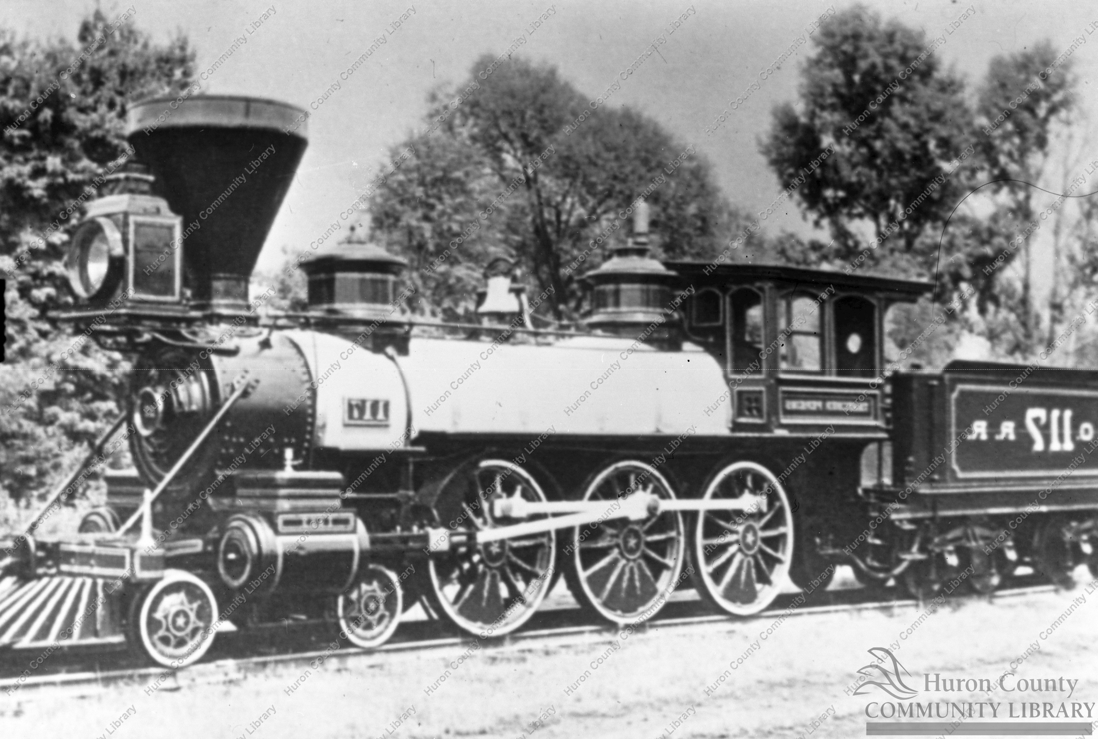 Old B & O Locomotive - "Thatcher Perkins" - built in 1863