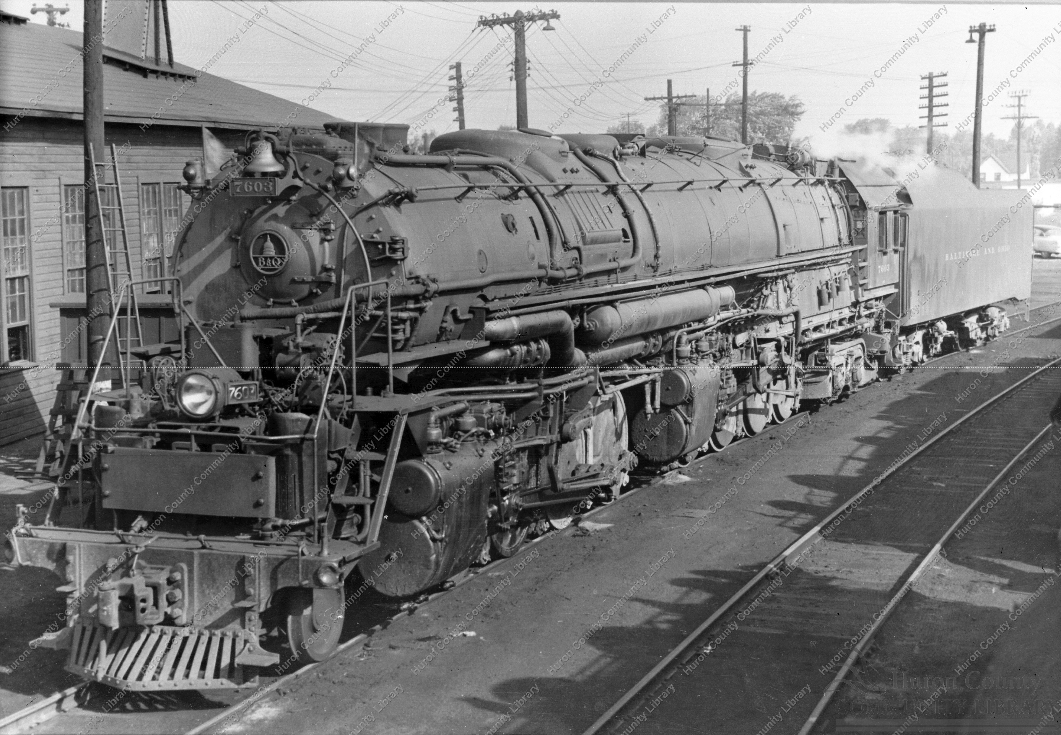 Mallet Type Steam Eng. - one of the last built and delivered