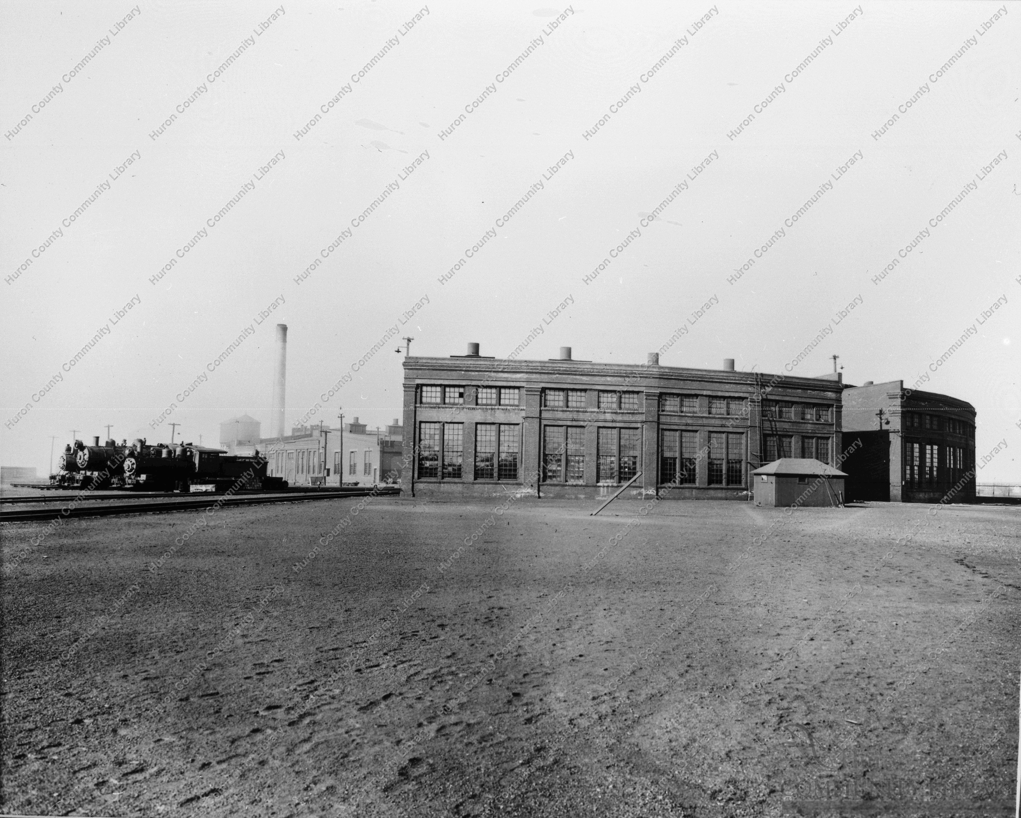 B & O Roundhouse ca 1910