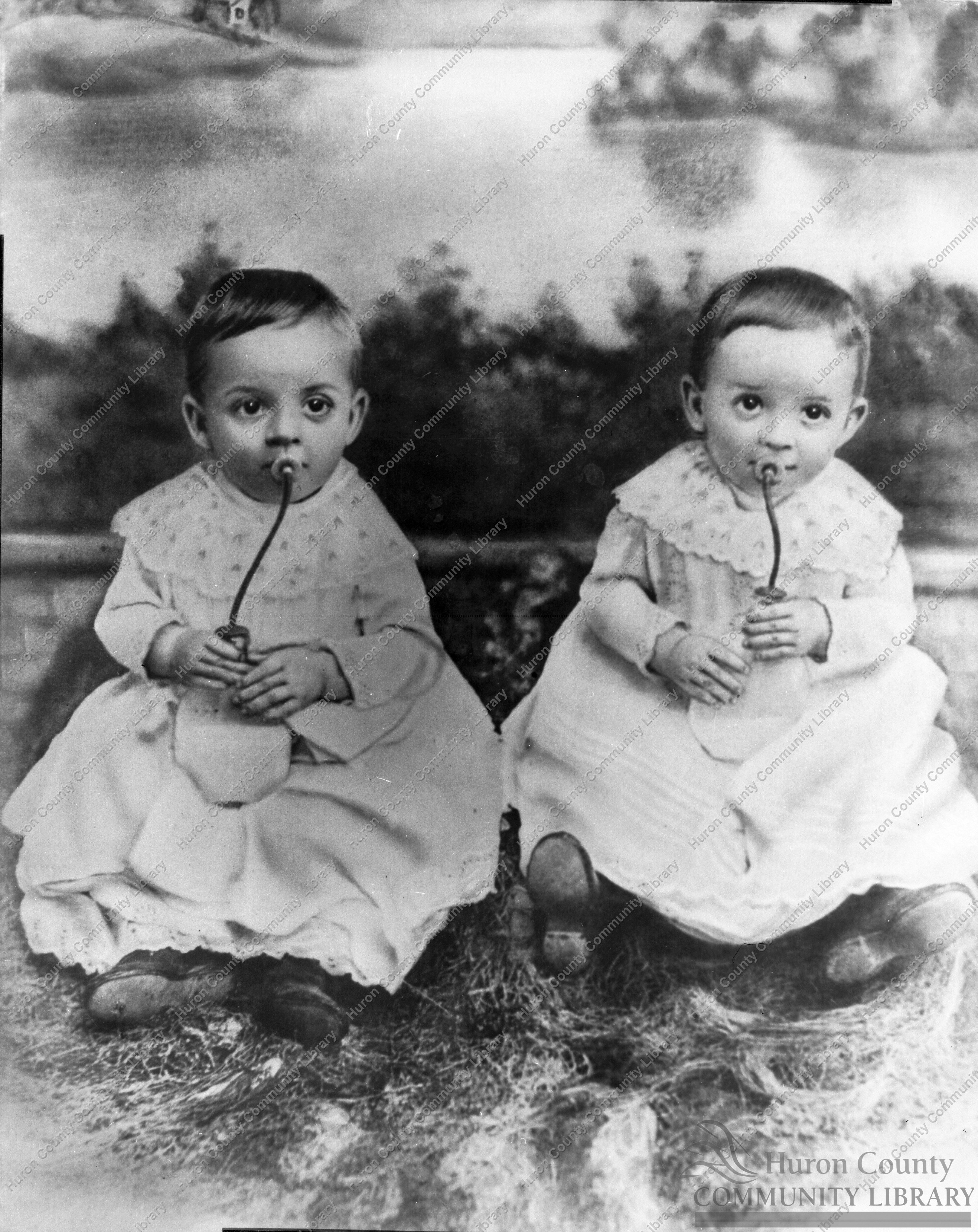 1888 Photograph of McClish Twins