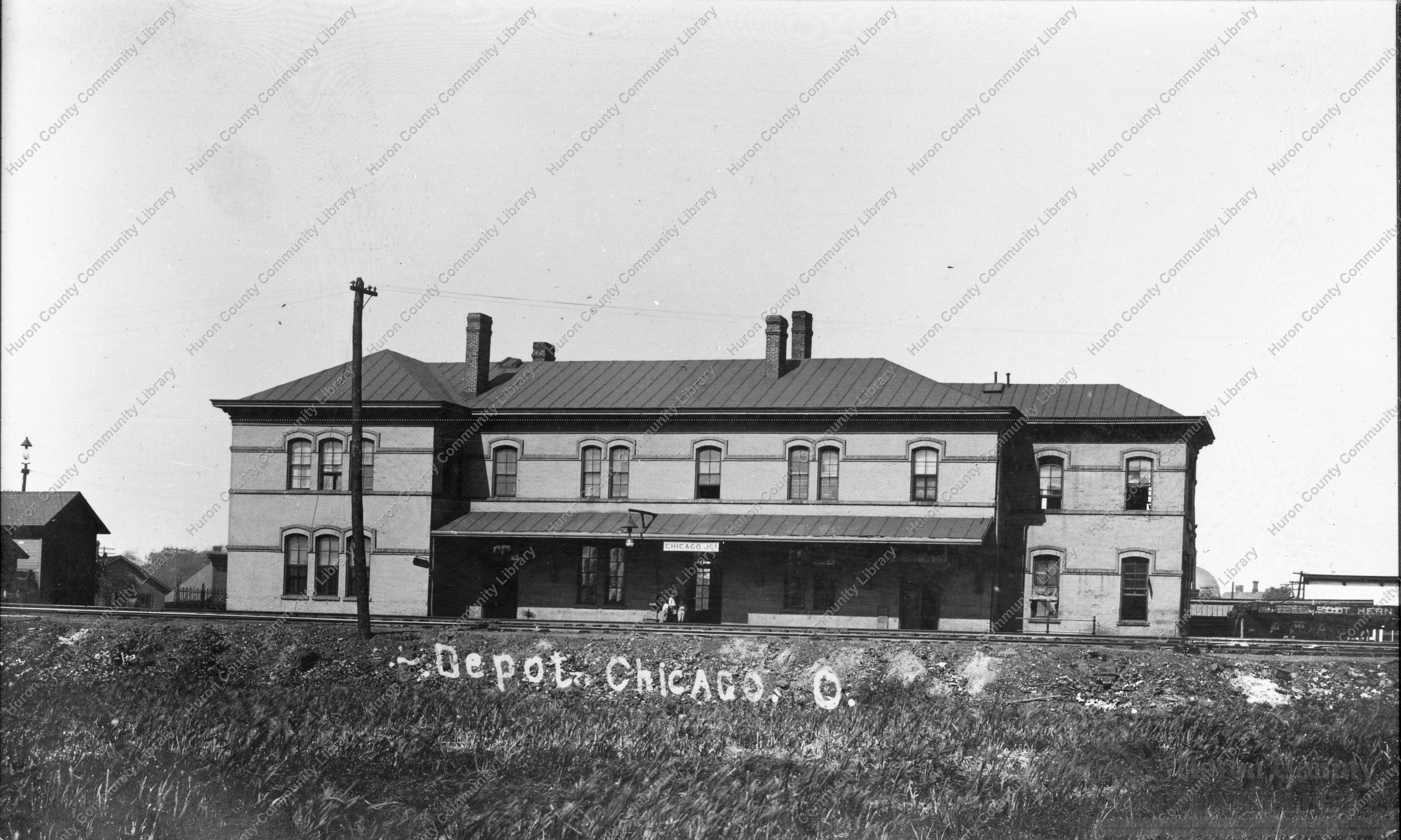 B & O Station ca 1909