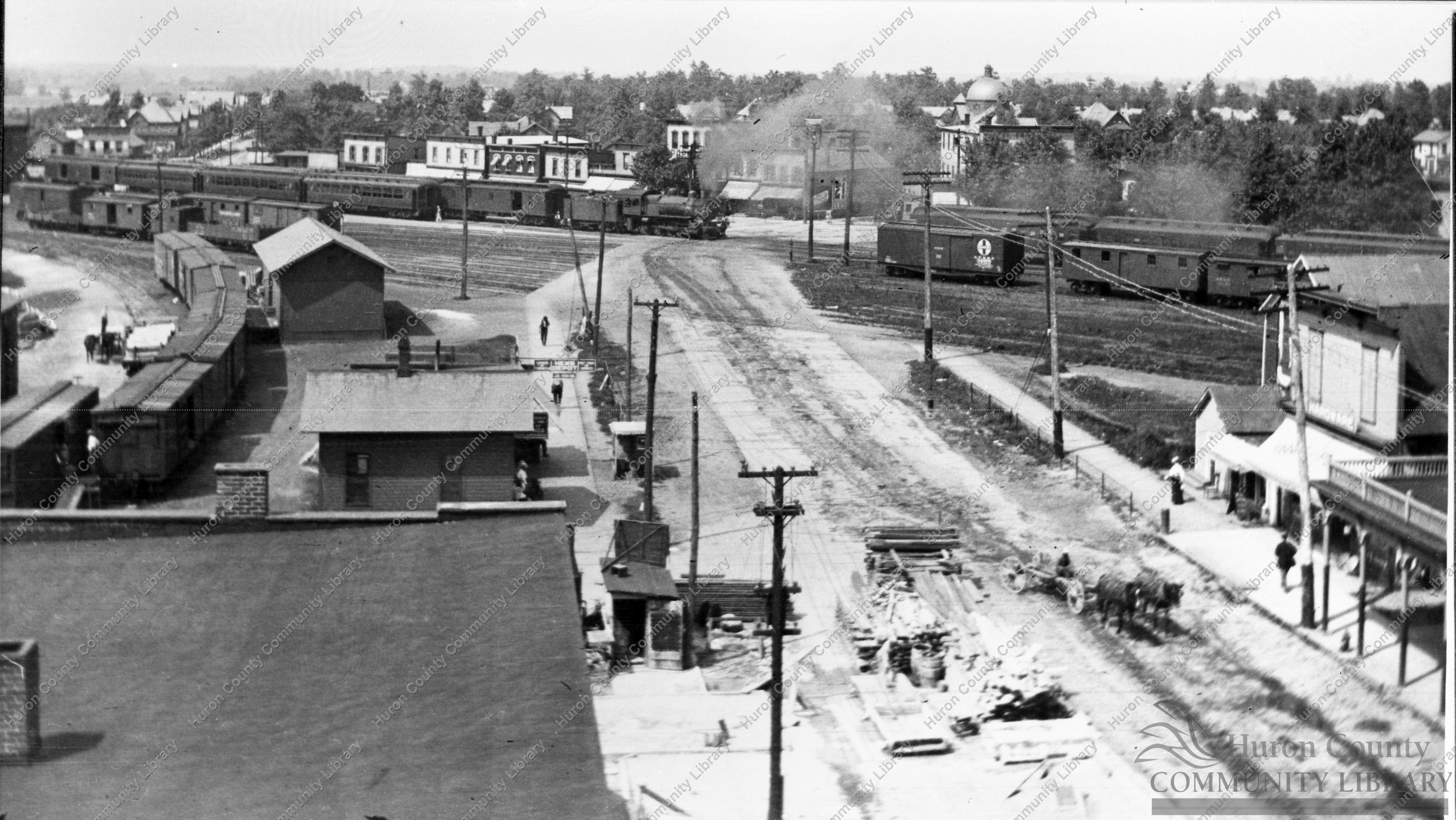 Myrtle Ave. - Mud St; ca 1900