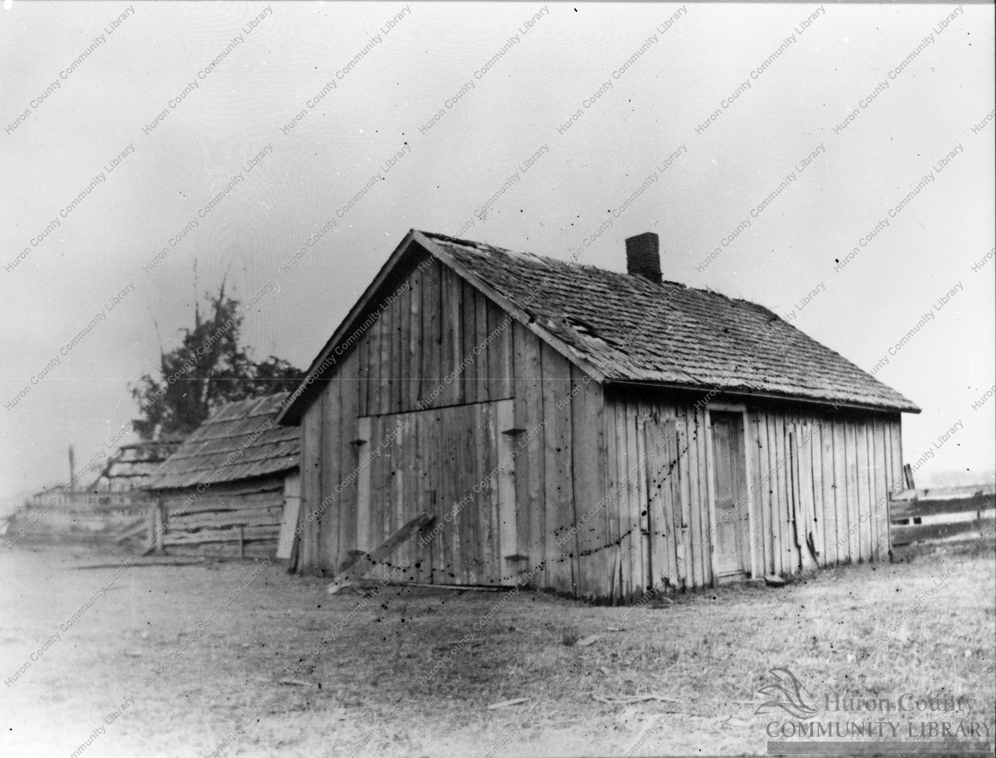 Norwich Township Old Homestead Kirkwood Home now used as barn ca 1905
