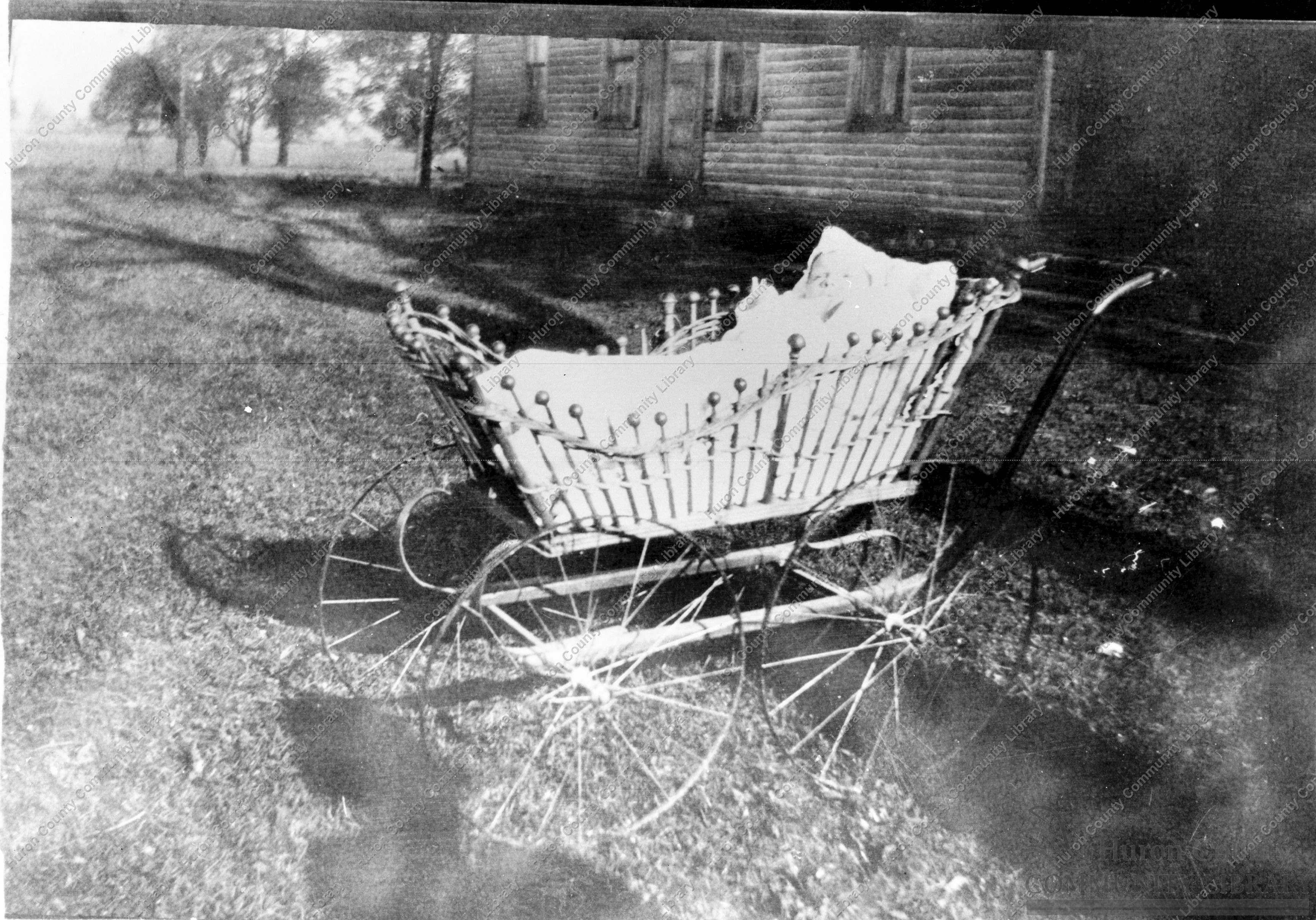 Kirkwood Baby and buggy ca 1880