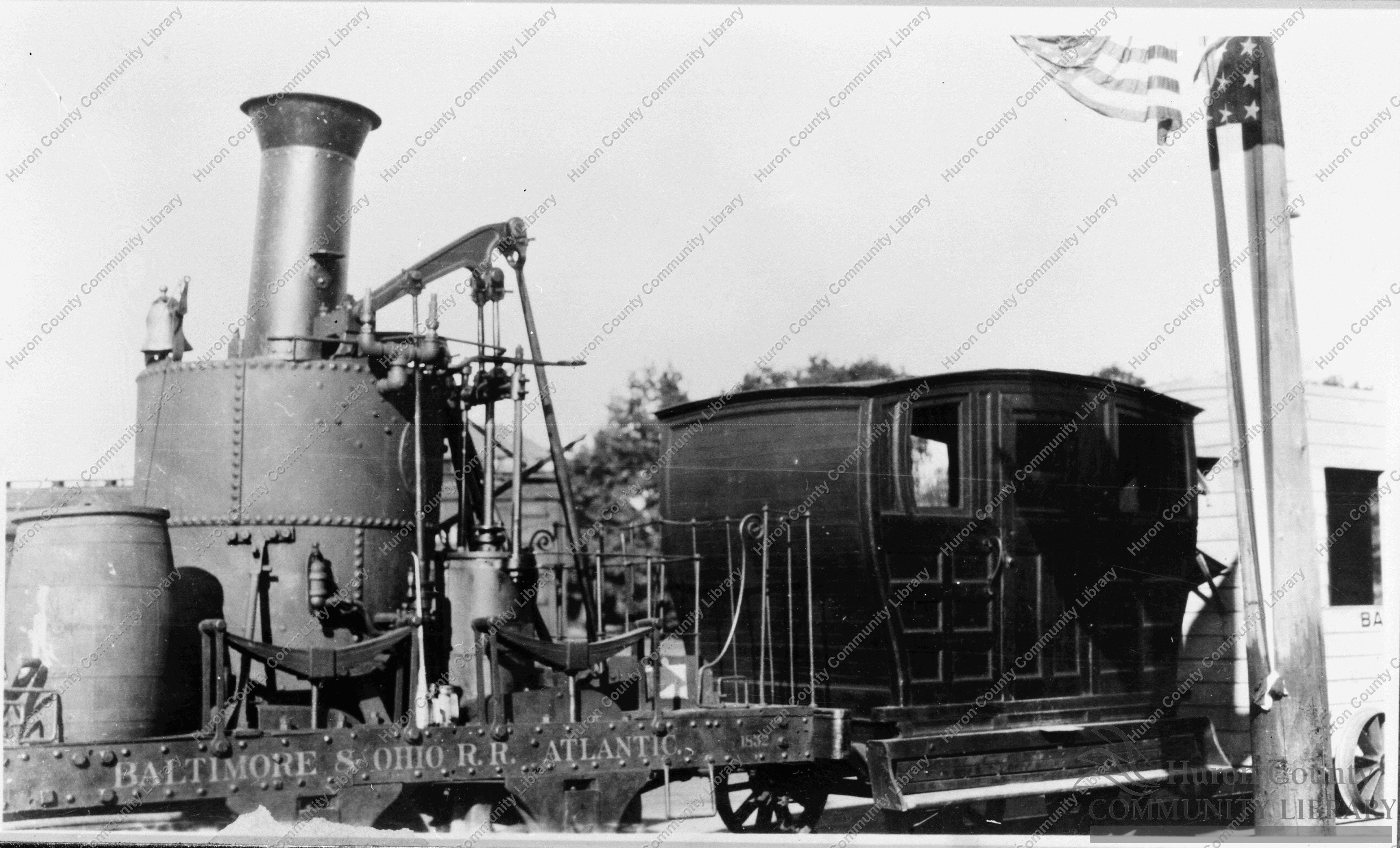 Early Vertical Boiler Engine & Nova Scotia Coach