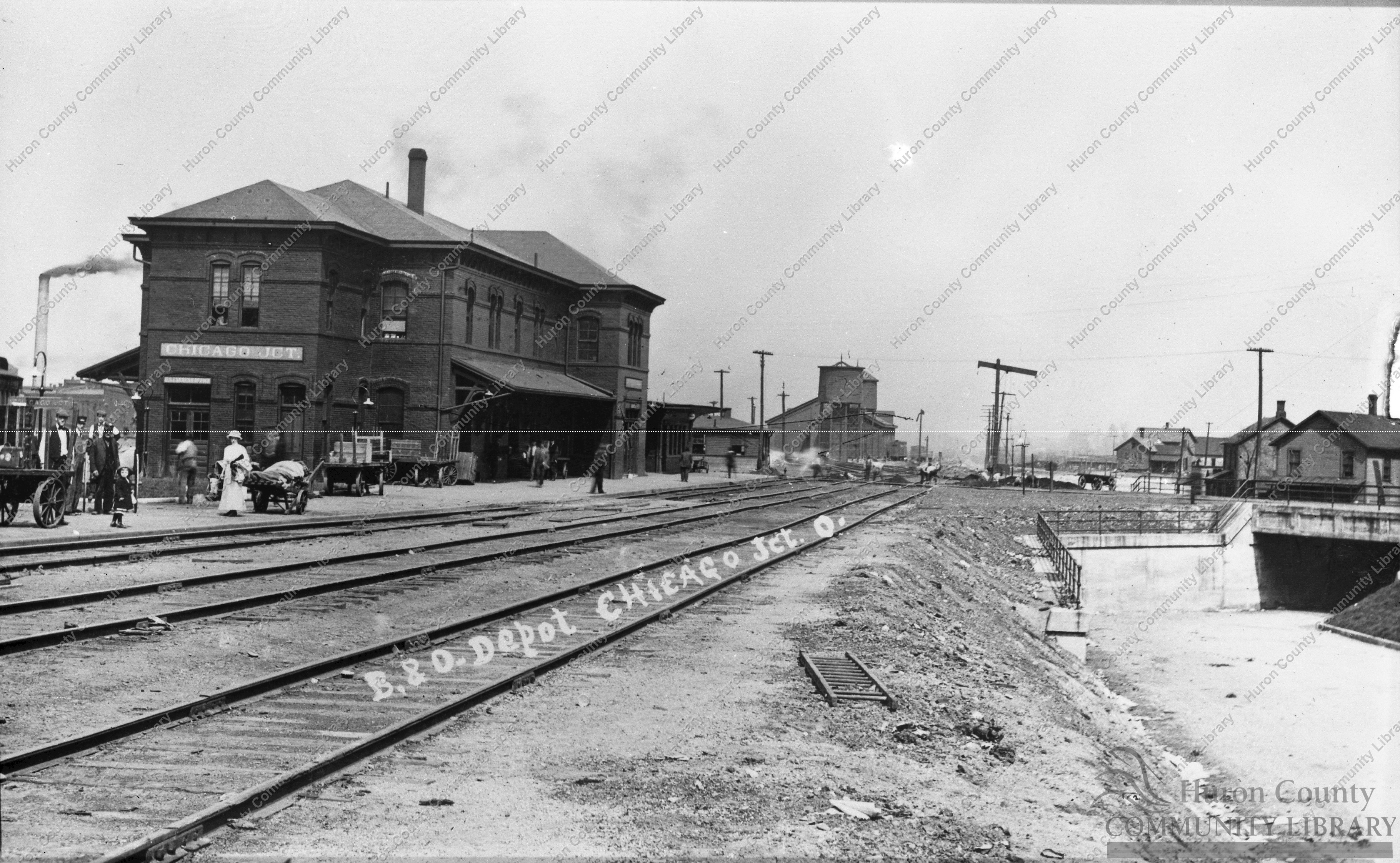 B & O Station ca 1910