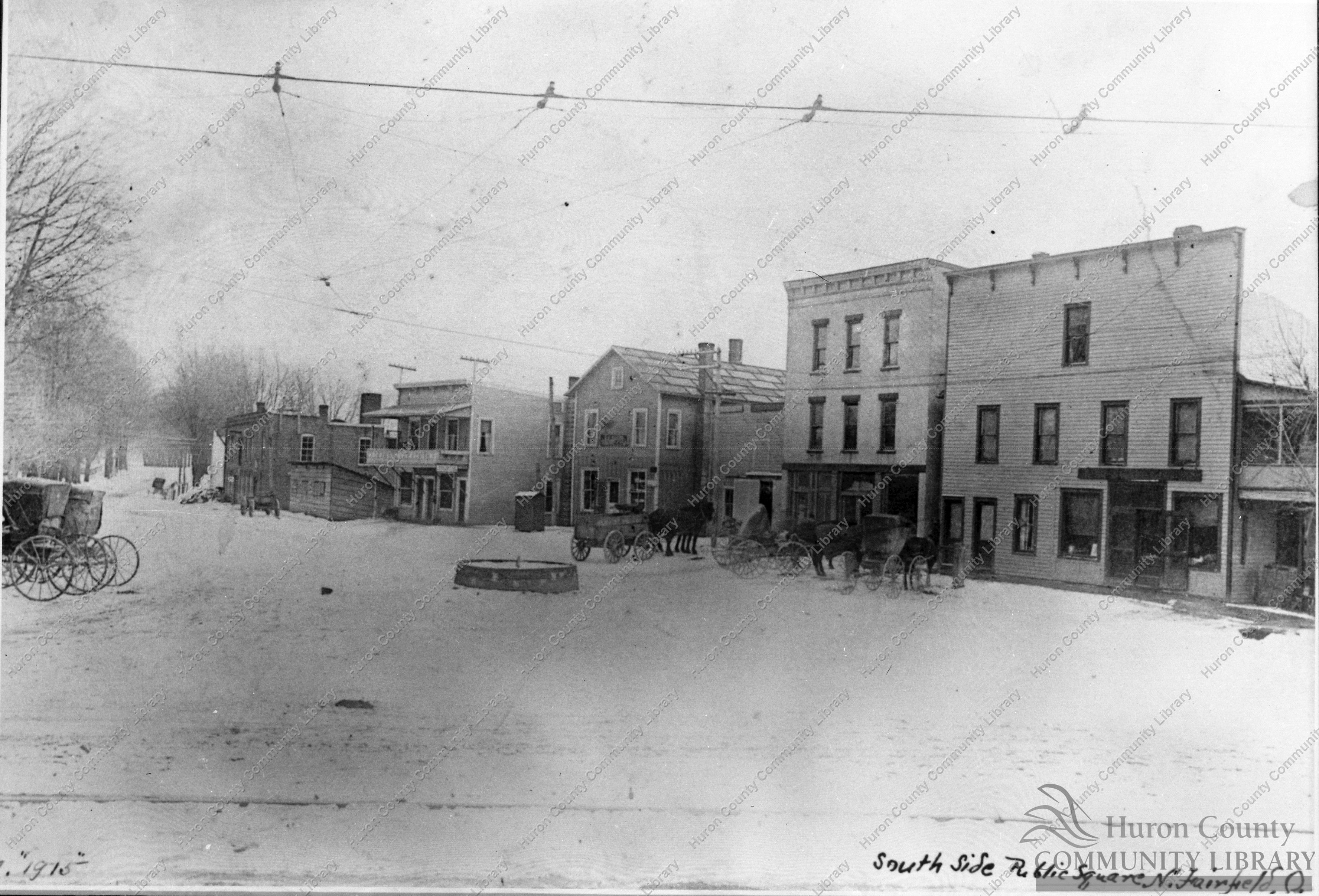 North Fairfield South side of Square 1915