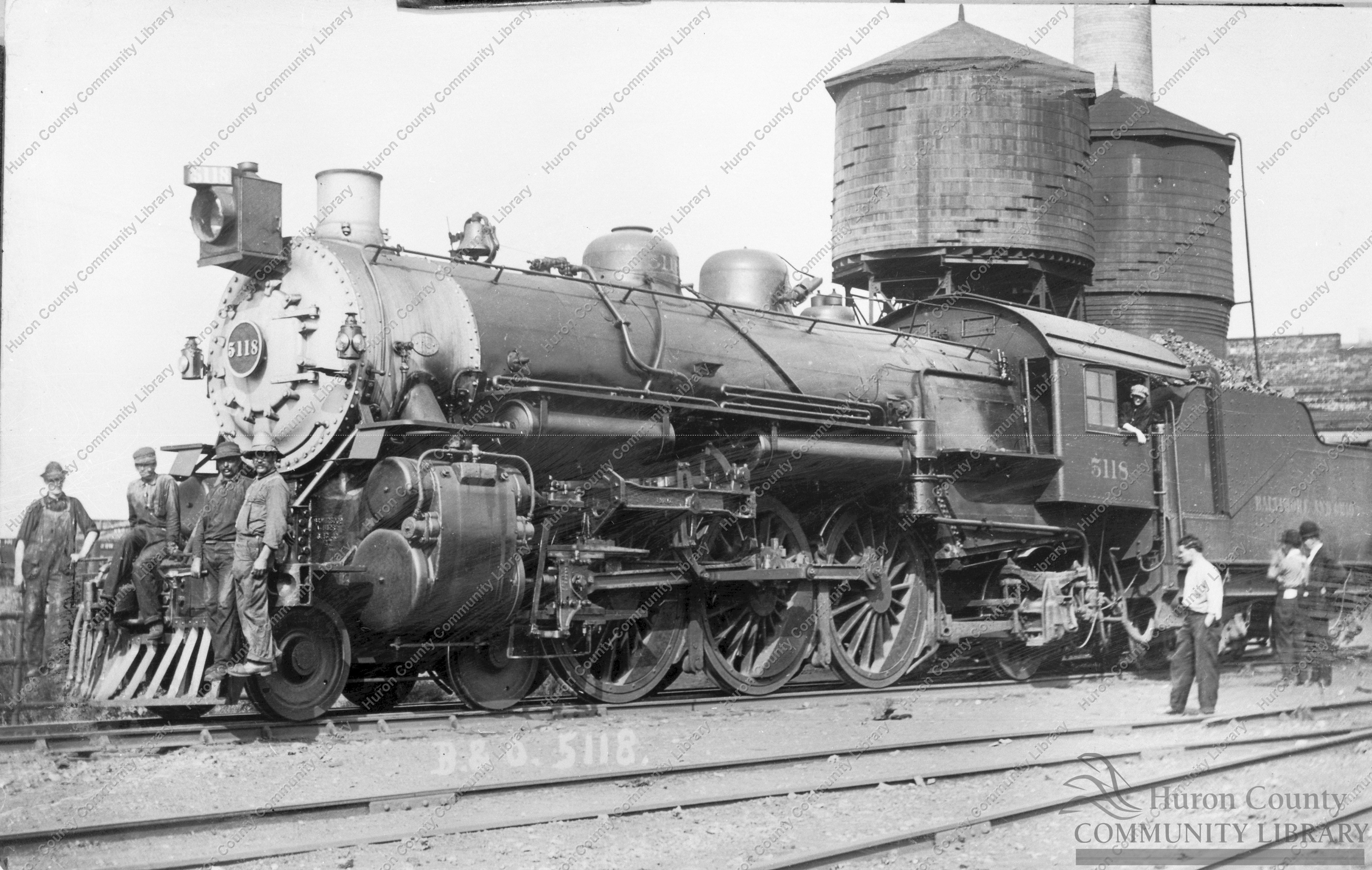B&O Scenes at Chicago O. 1914