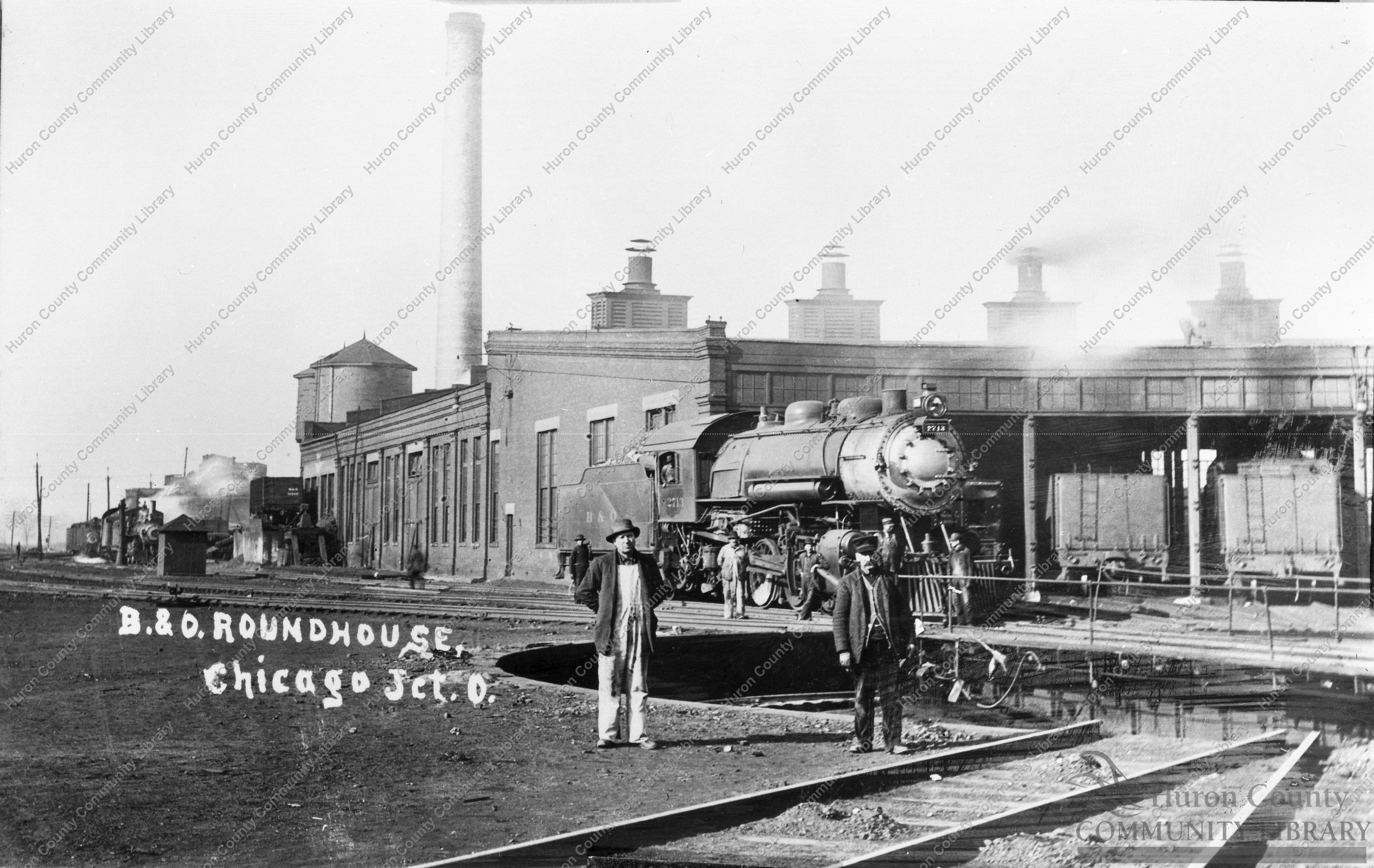 B & O Scenes at Chicago O. 1914