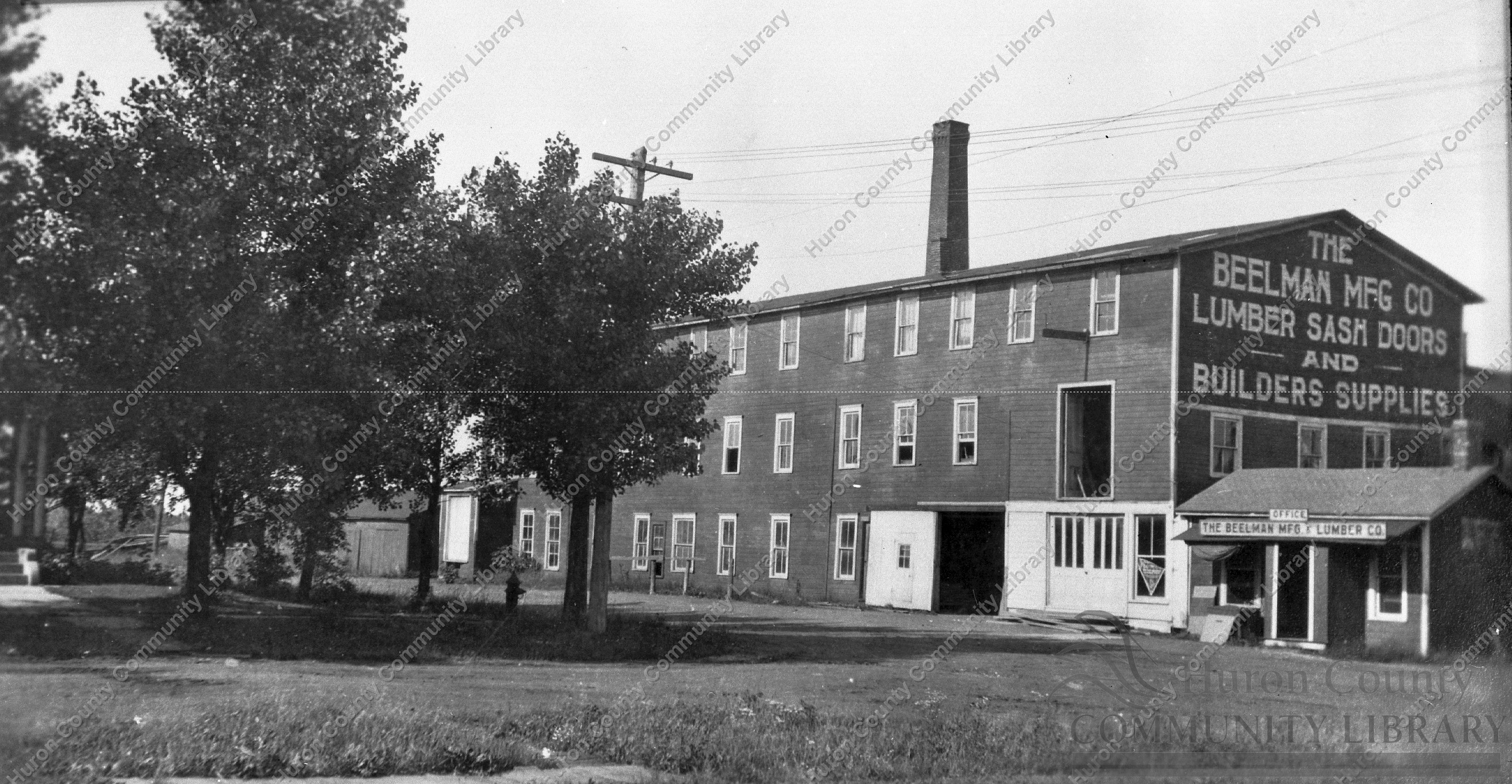 Beelman Lumber Co. Burned in 1938