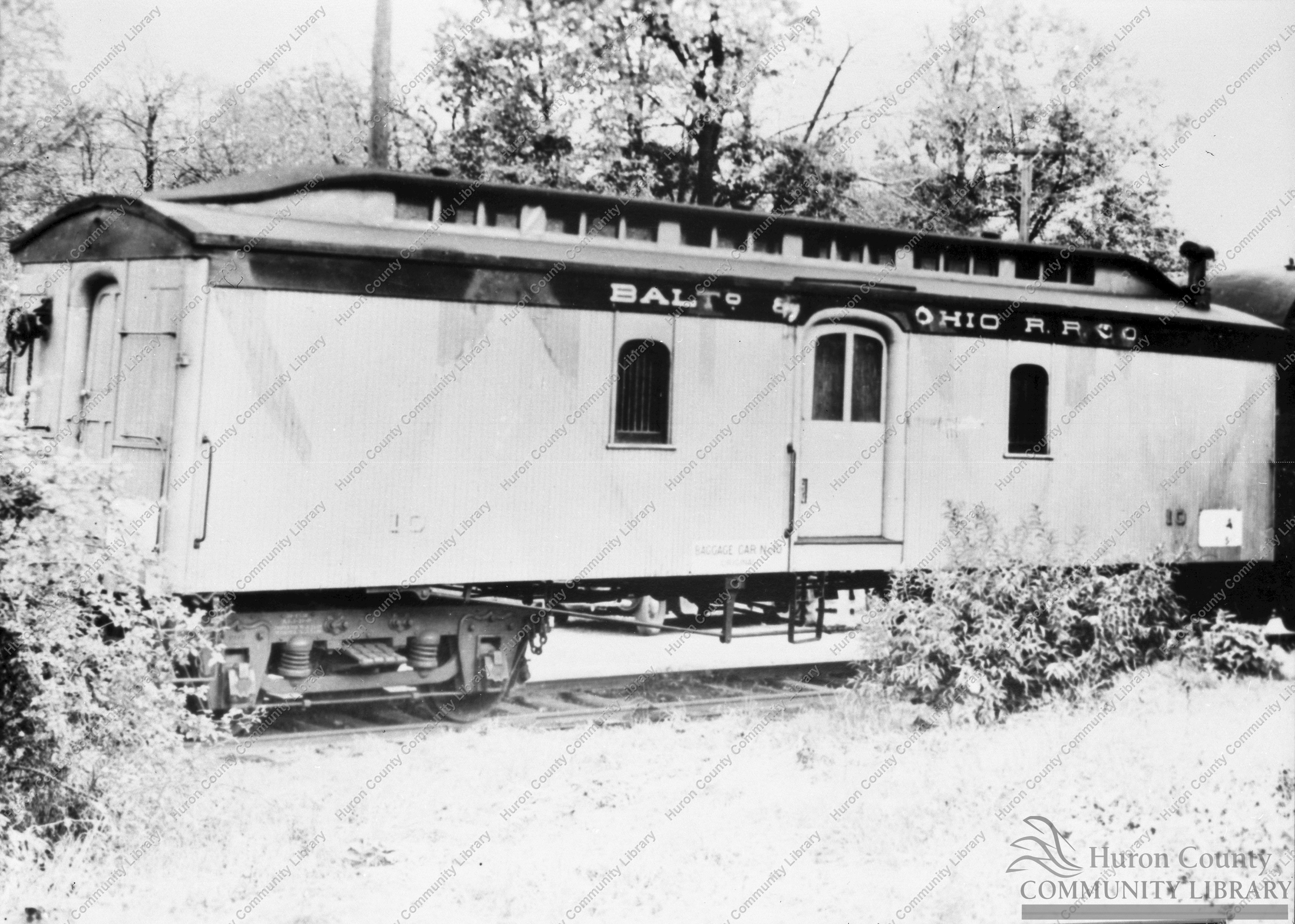 B & O # 10 Baggage Car