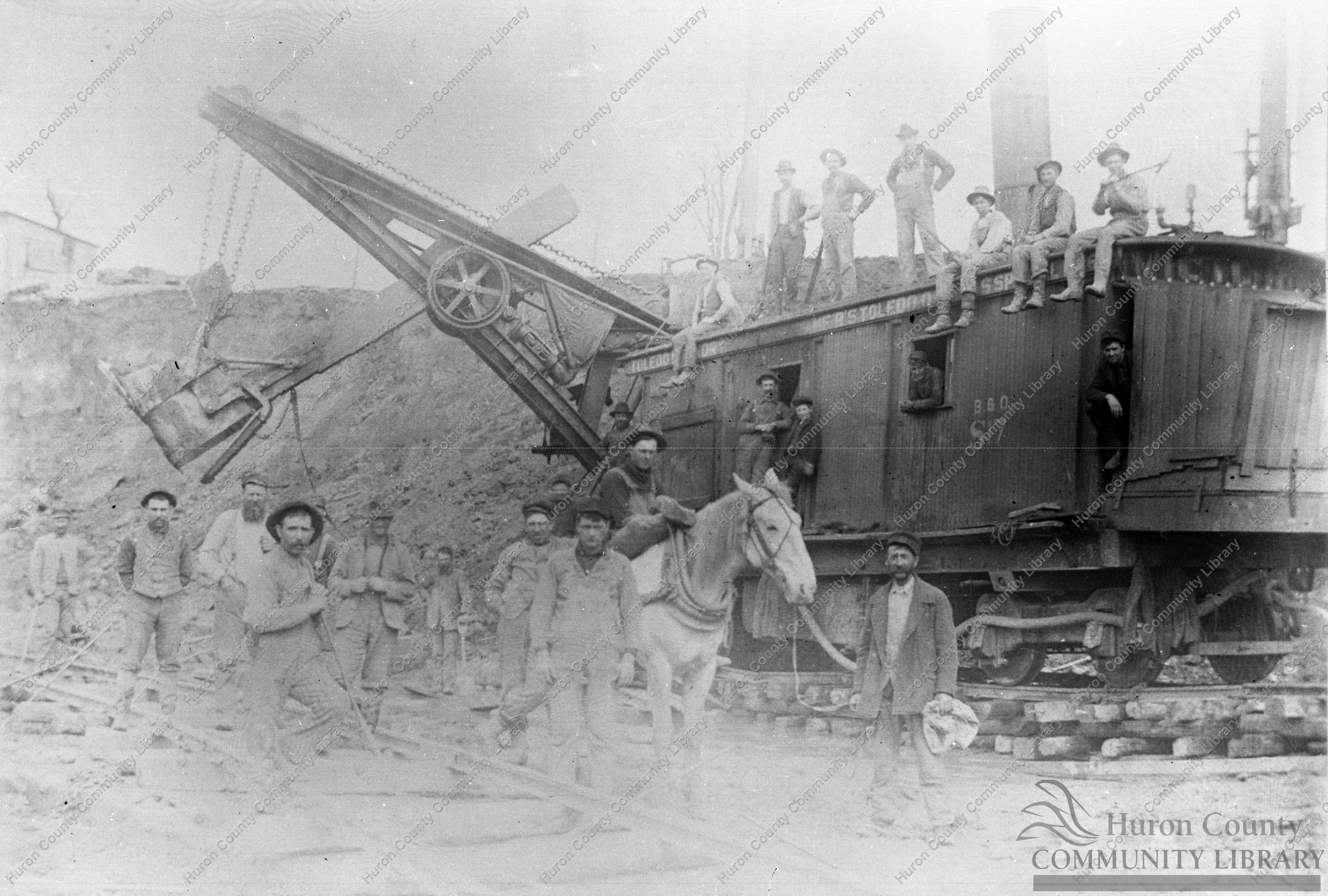 Very old Steam Shovel - perhaps used in building B & O