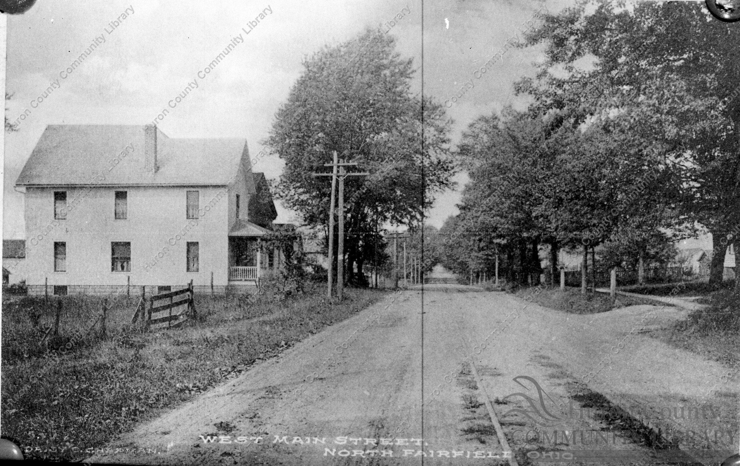 West Main St. North Fairfield, OH ca 1934