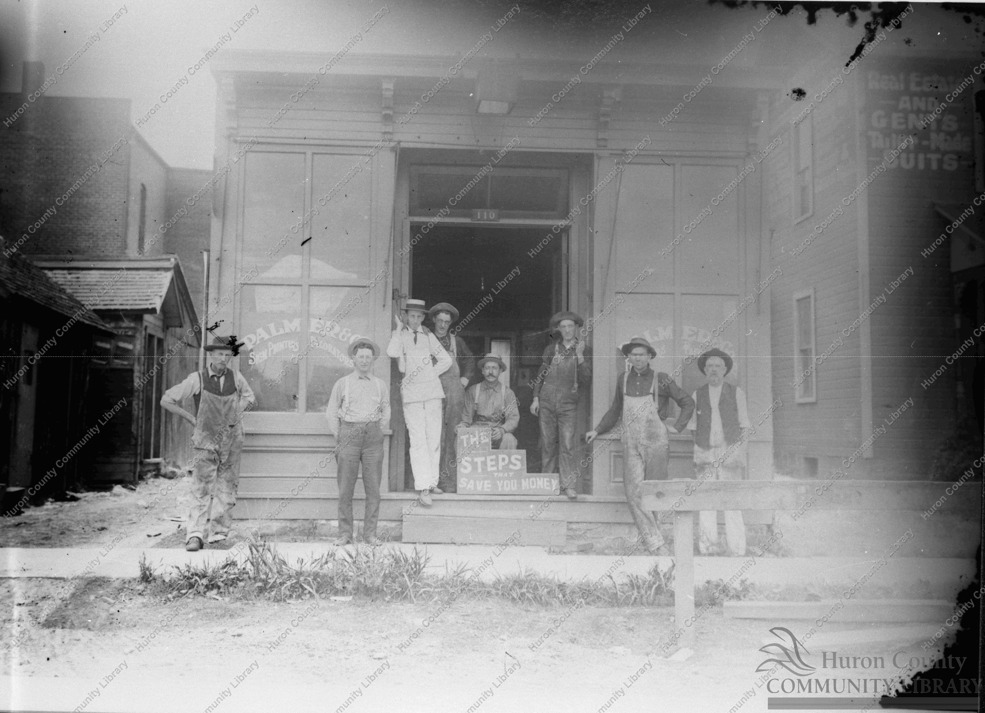 Ped Palmer's Store on Woodland Ave. behind old City Buildings