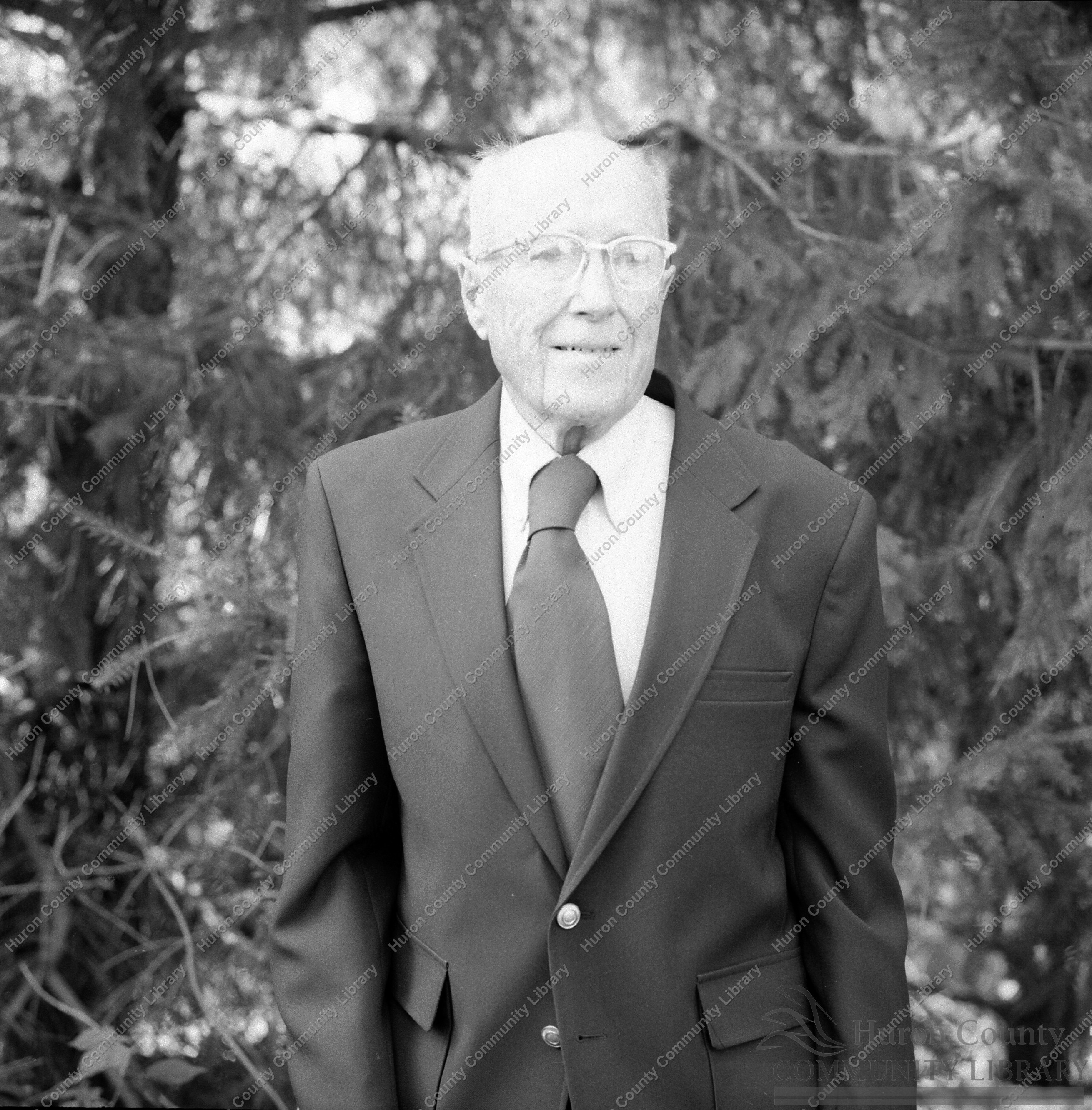 Portrait of William H. Daniels - The man responsible for collection