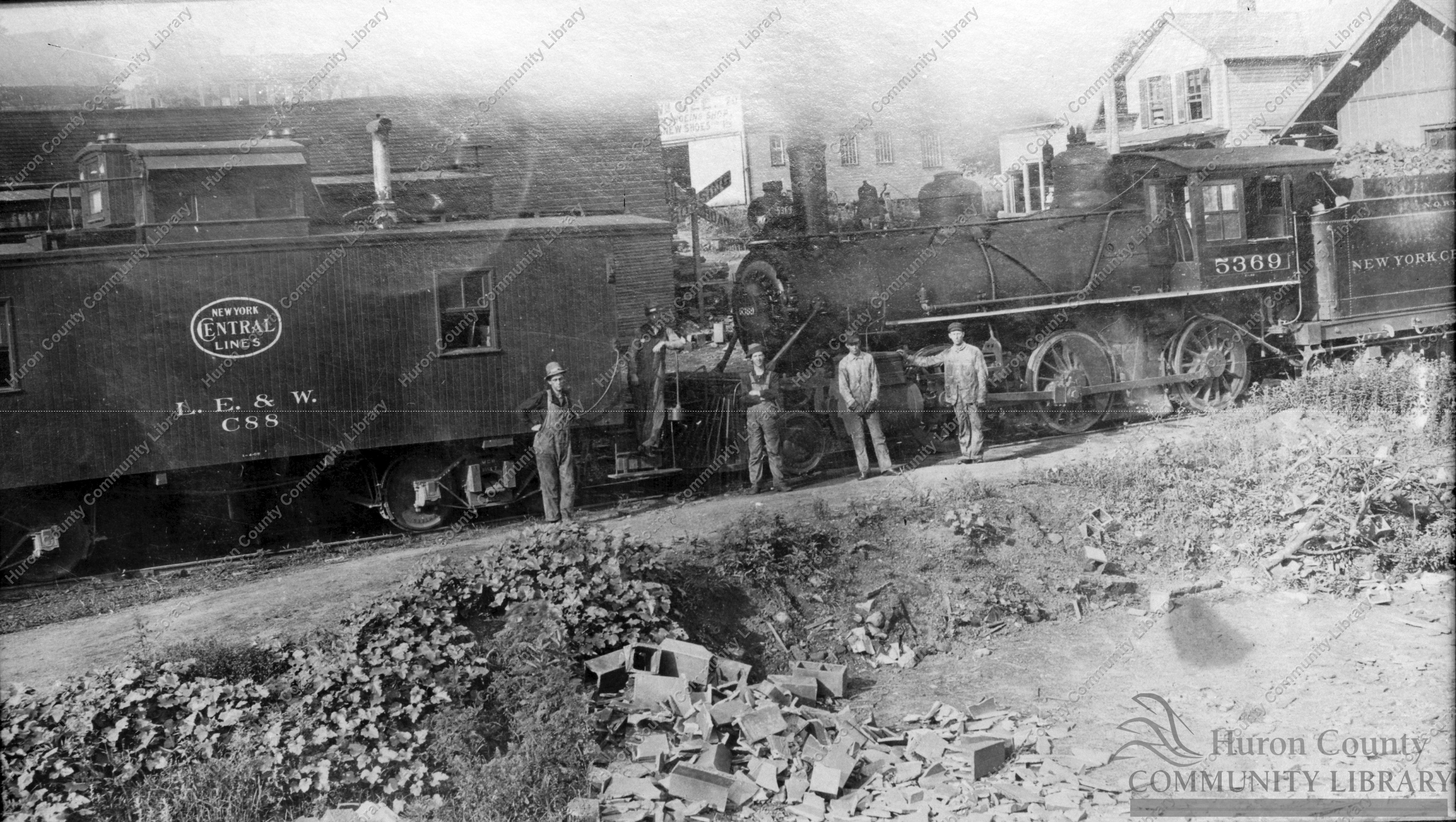 New York Central RR at Plymouth 1909