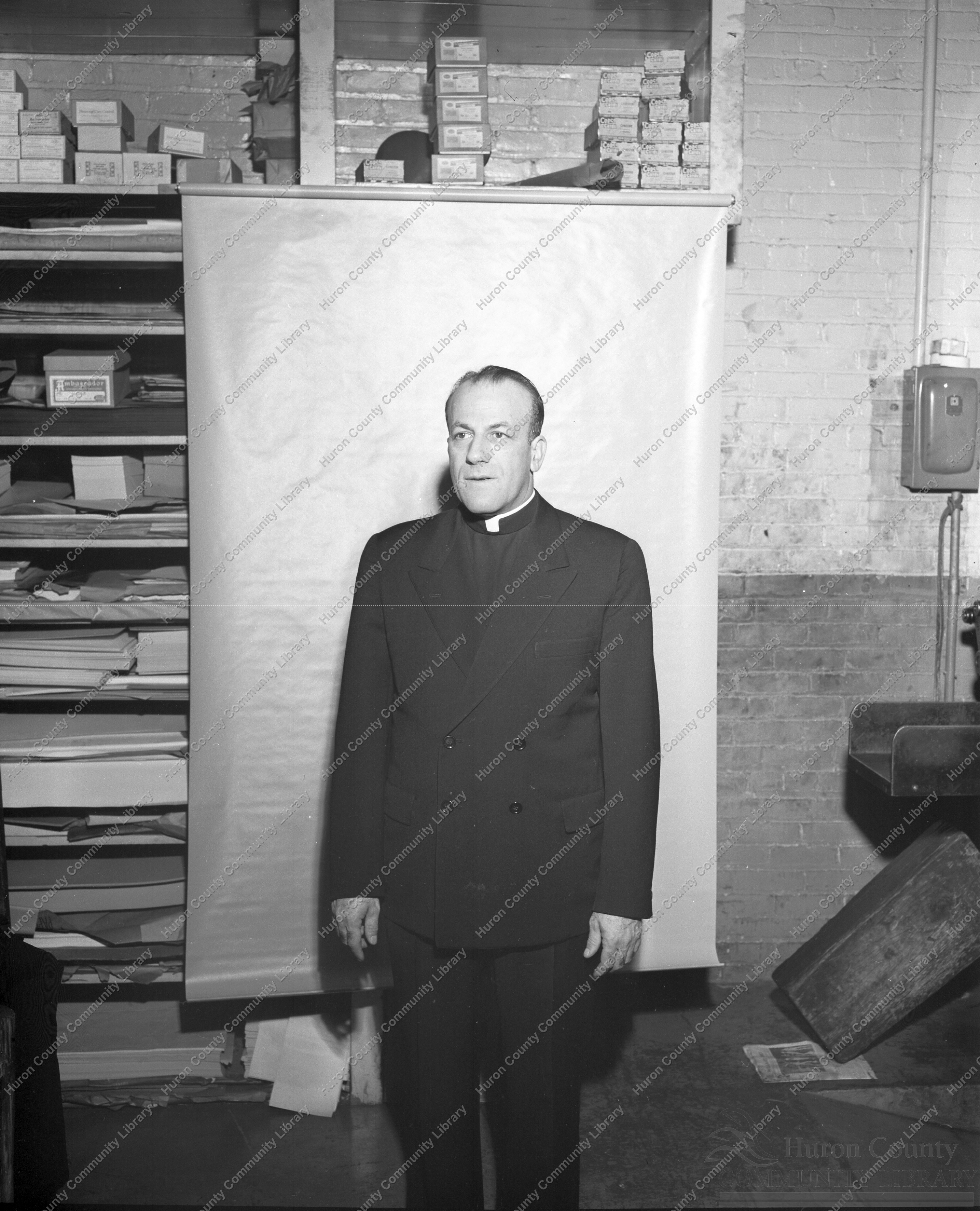 Portrait of Father Carmen Nardecchia of St. Francis Xavier