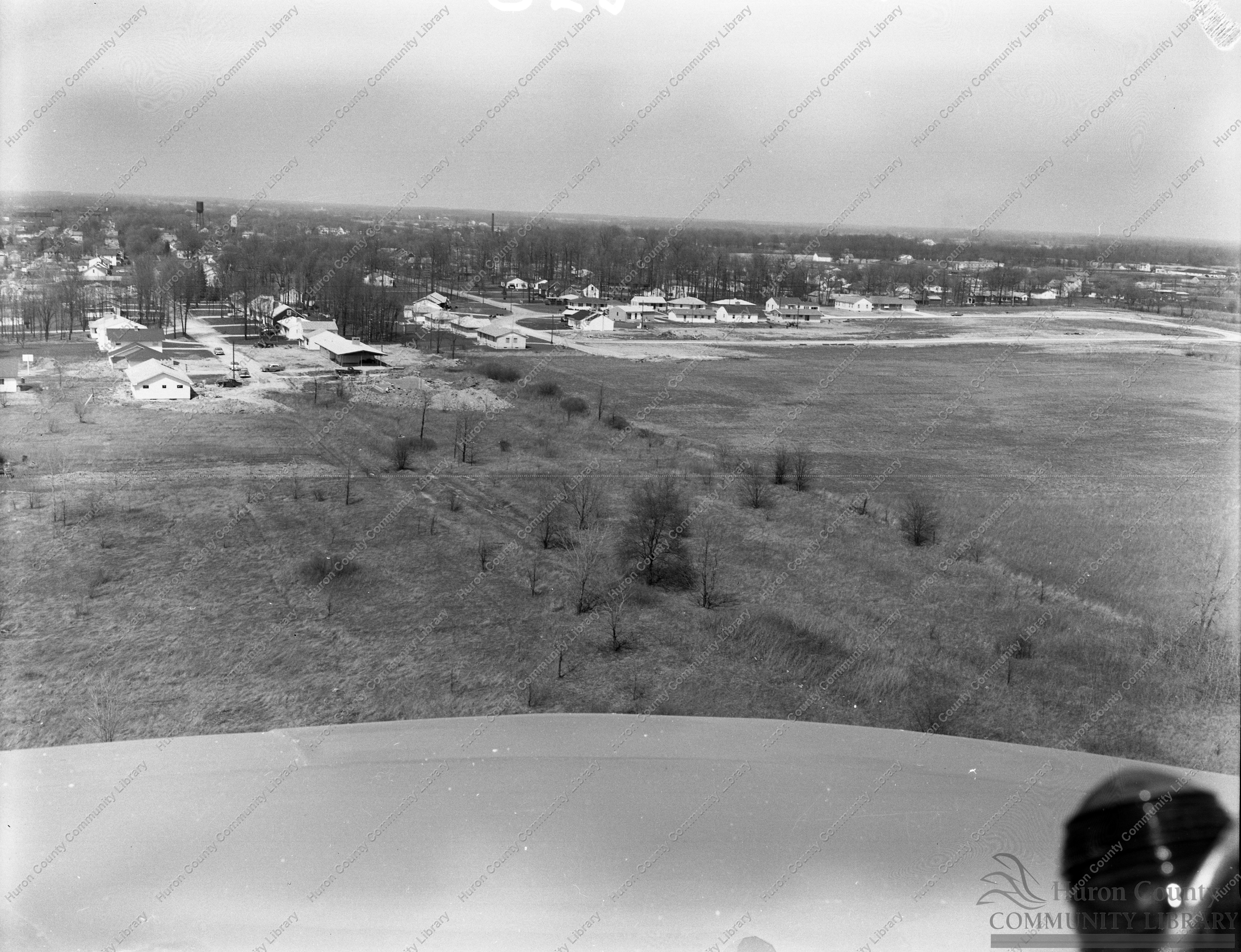 Looking N/NE from Tower at ends of Woodbine & Maplewood St.