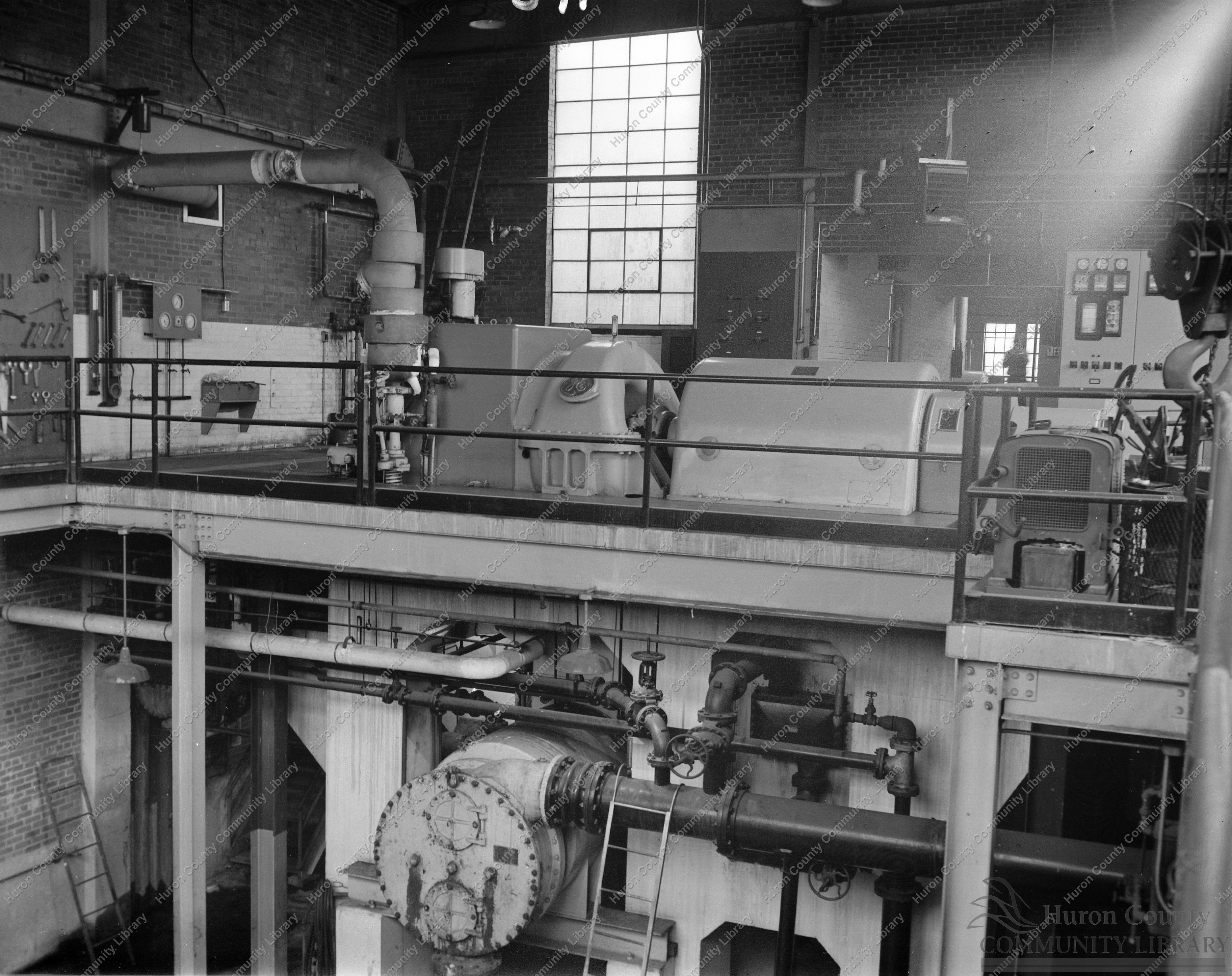 Old Power Plant Generators in Oct. 65 before Ohio Power