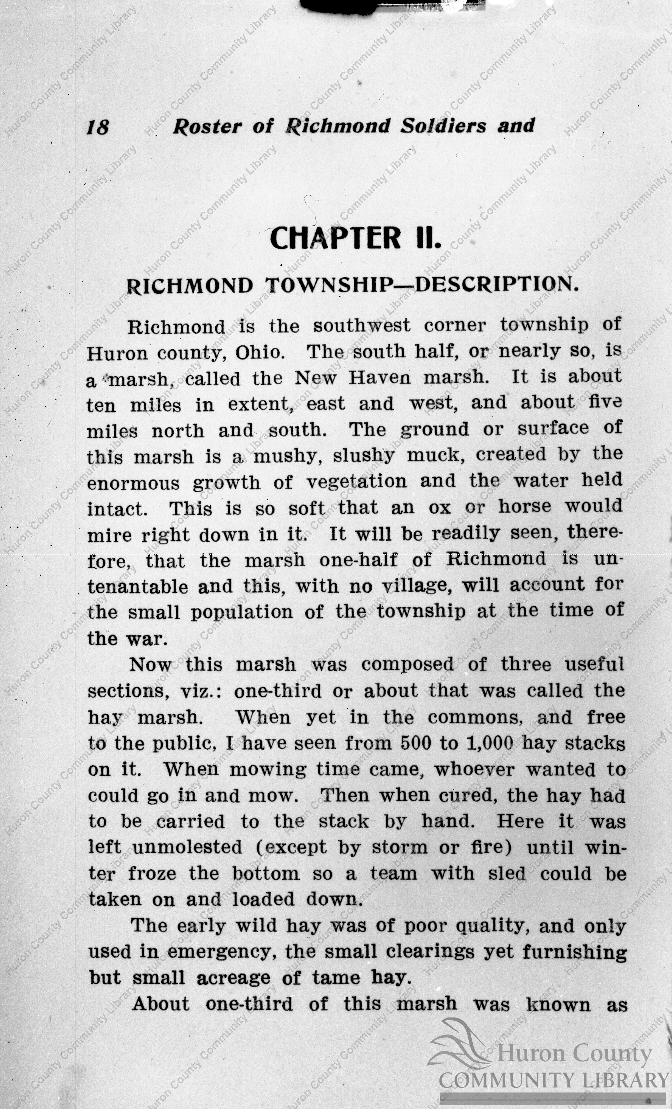 Page #18 from Rev. Keesey's History of Territory