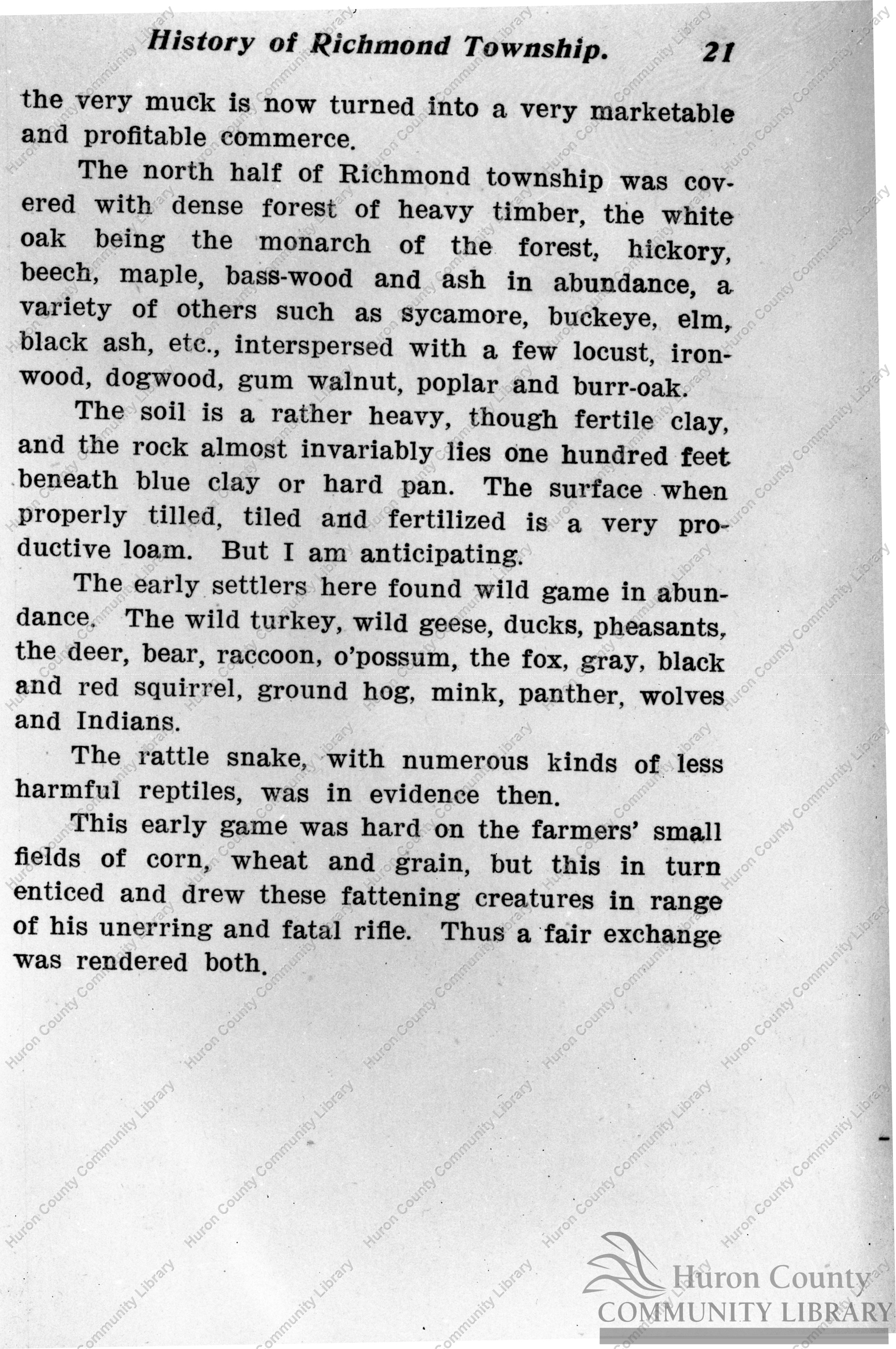 Page #21 from Rev. Keesey's History of Territory
